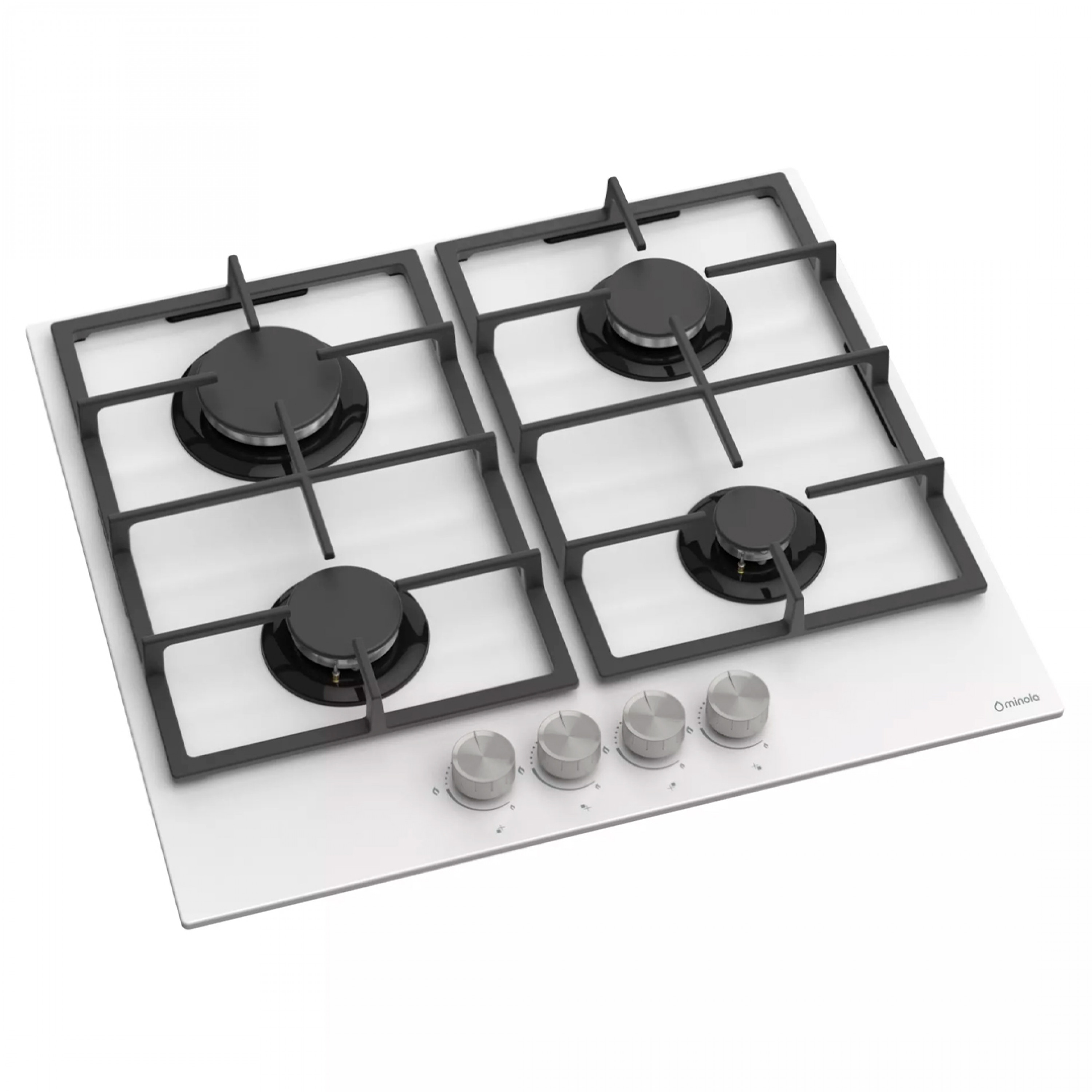 Minola 5905538402263 - зображення 2 Газова поверхня на склі MINOLA MGG 614202 WH - зображення 2
