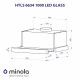Витяжка телескопічна Minola HTLS 6634 BLF 1000 LED GLASS - зображення 11
