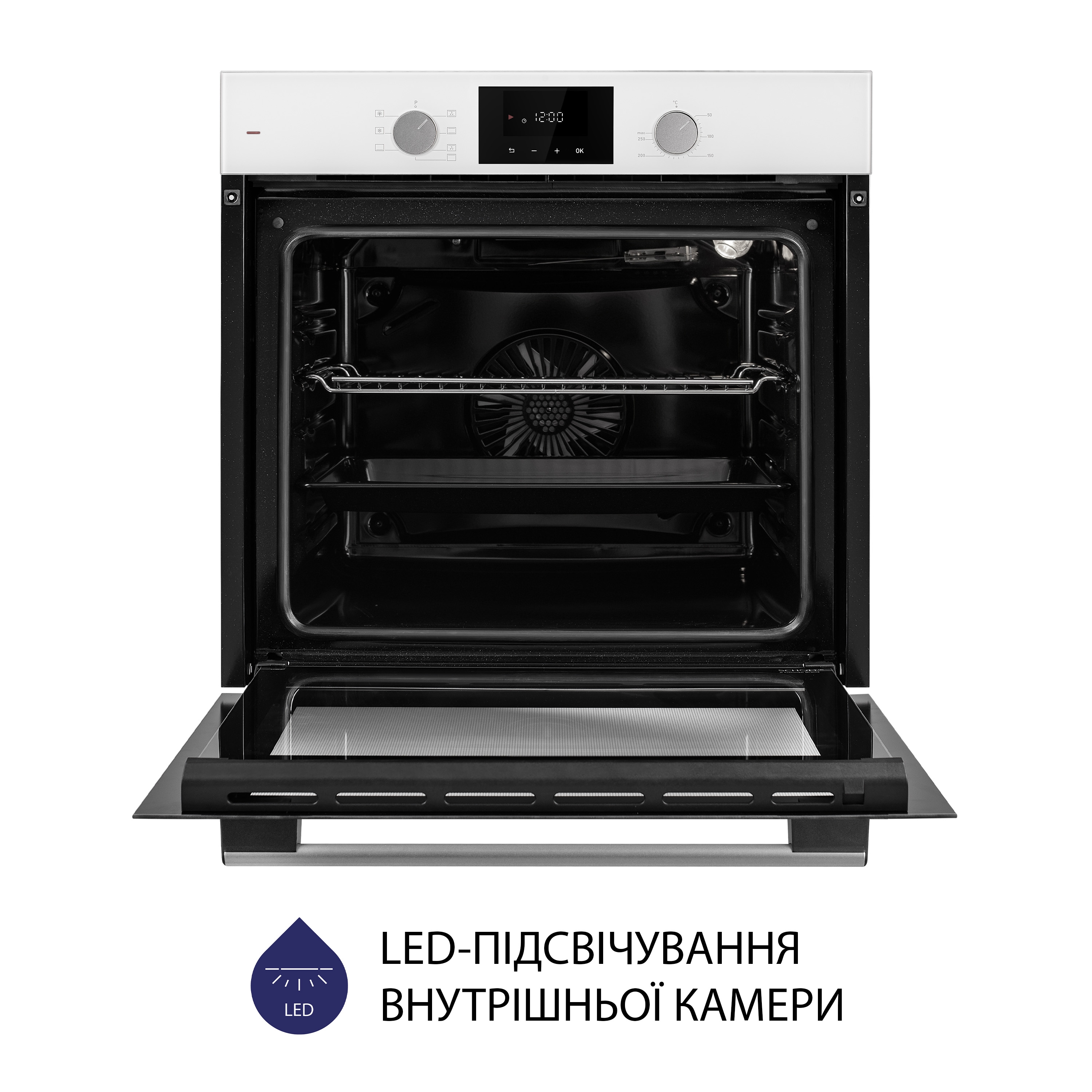 Духова шафа електрична Minola EOD 675 WH - зображення 6