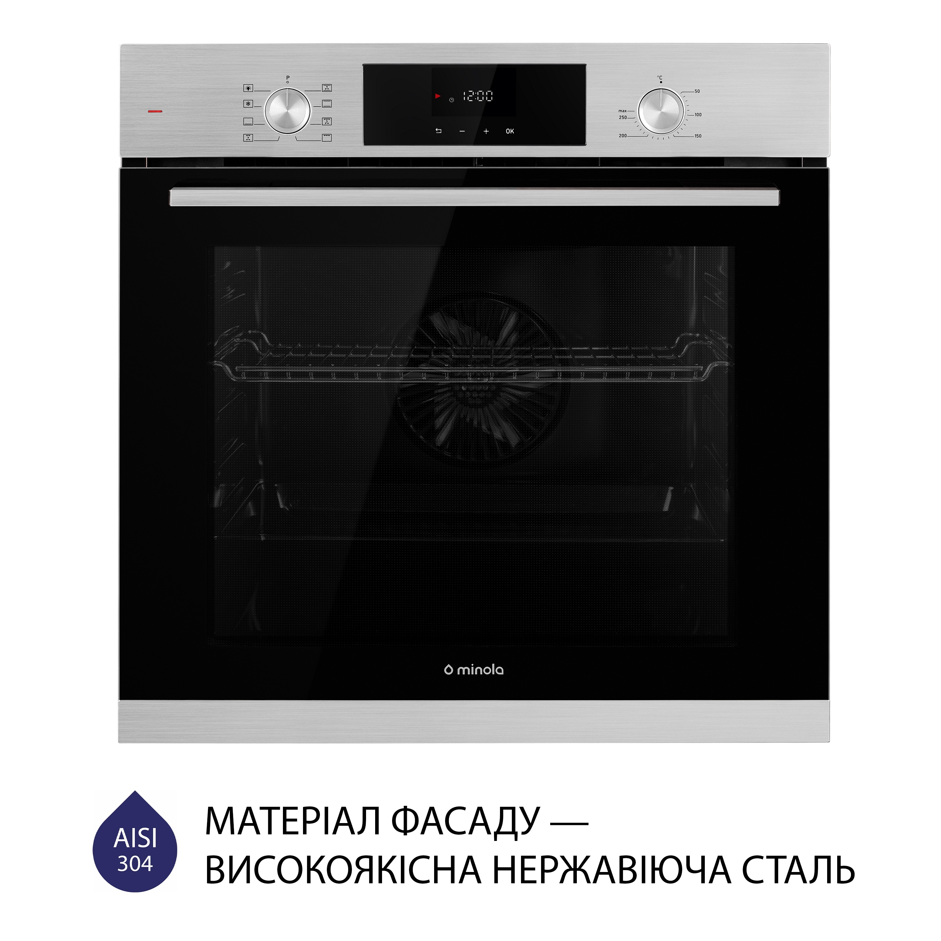 Духовой шкаф электрический Minola EOD 6804 INOX - зображення 2