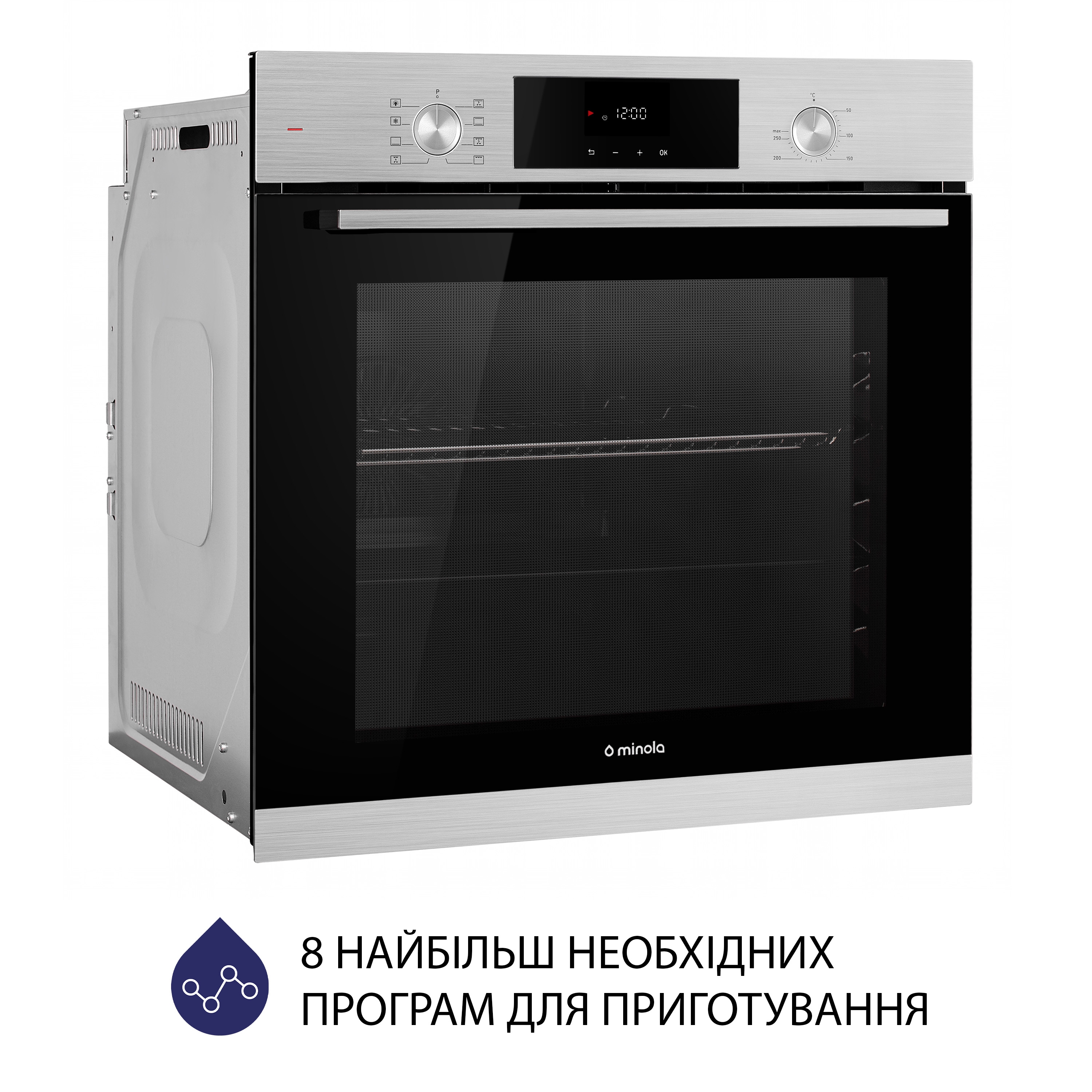 Духовой шкаф электрический Minola EOD 6804 INOX - зображення 3