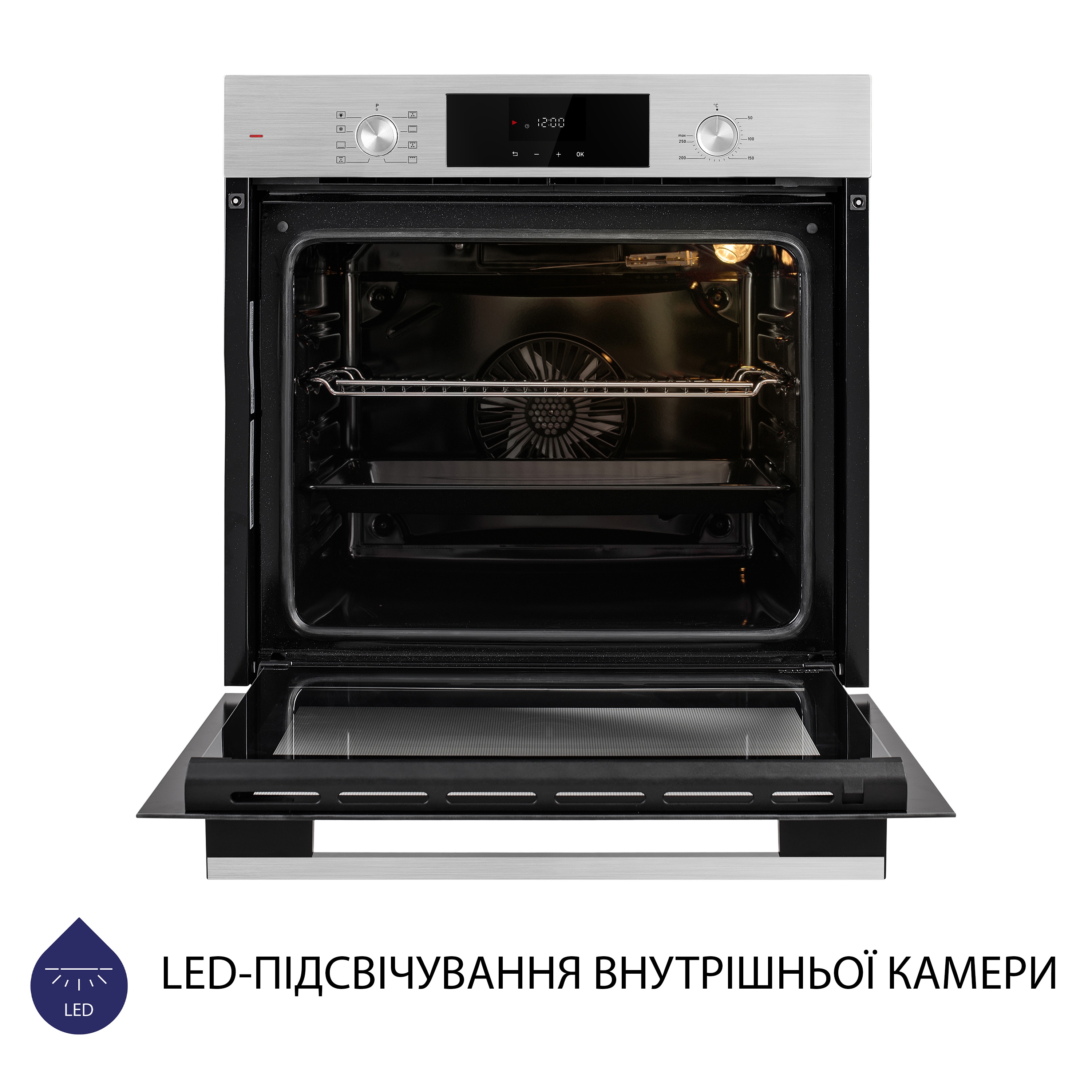 Духовой шкаф электрический Minola EOD 6804 INOX - зображення 6