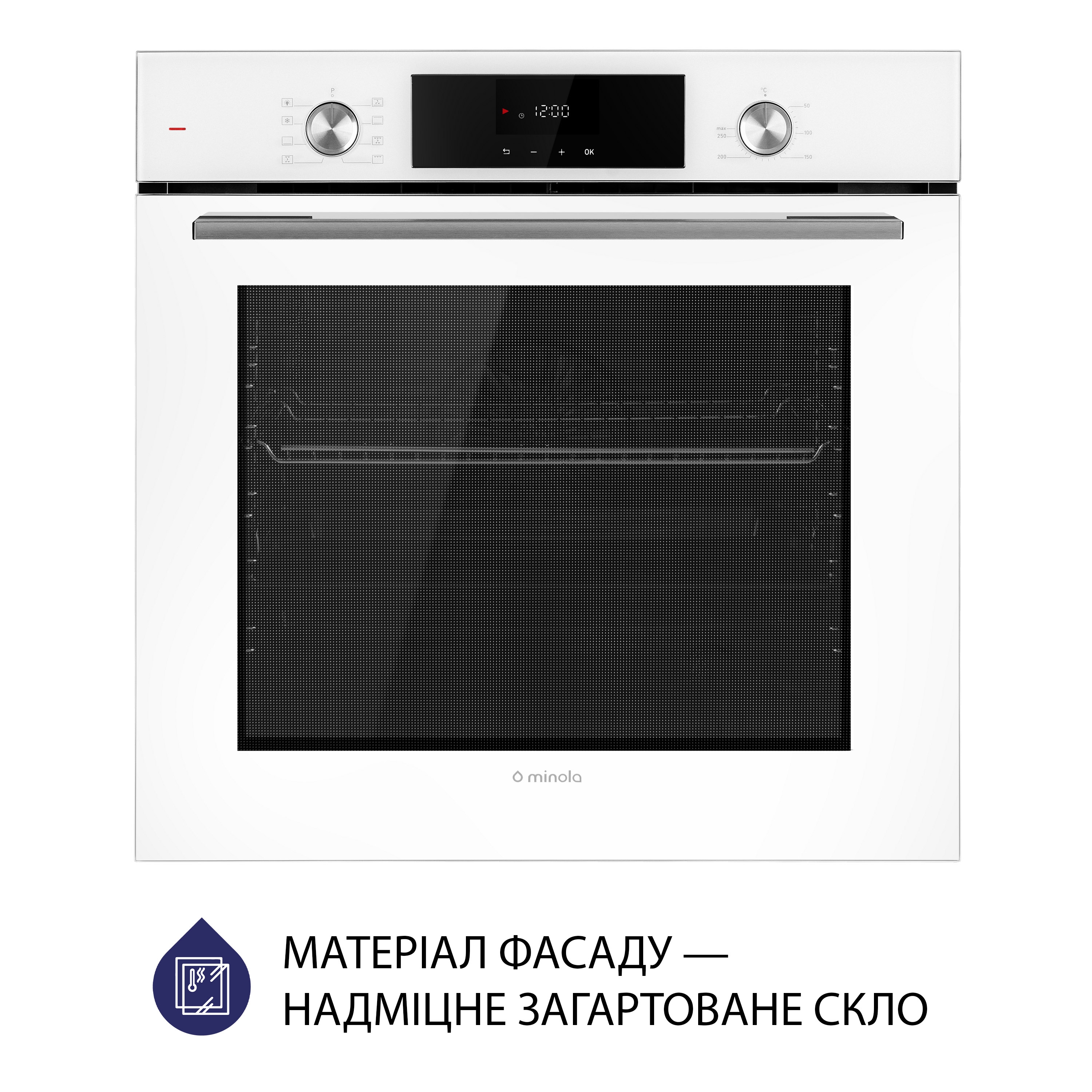 Духова шафа електрична Minola EOD 6814 WH - зображення 2