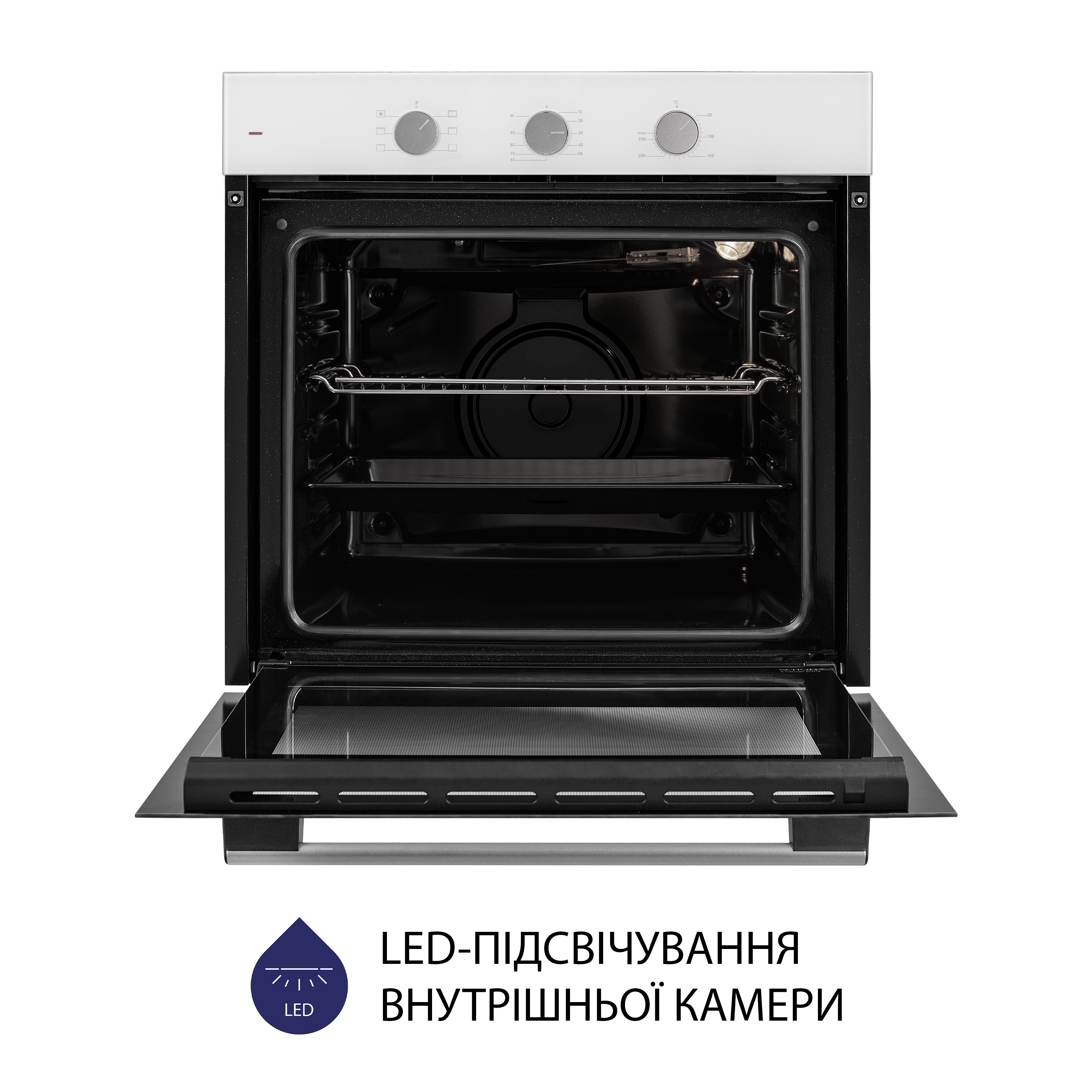 Minola 5905538401556 - зображення 6 Духовой шкаф электрический Minola EO 665 WH - зображення 6