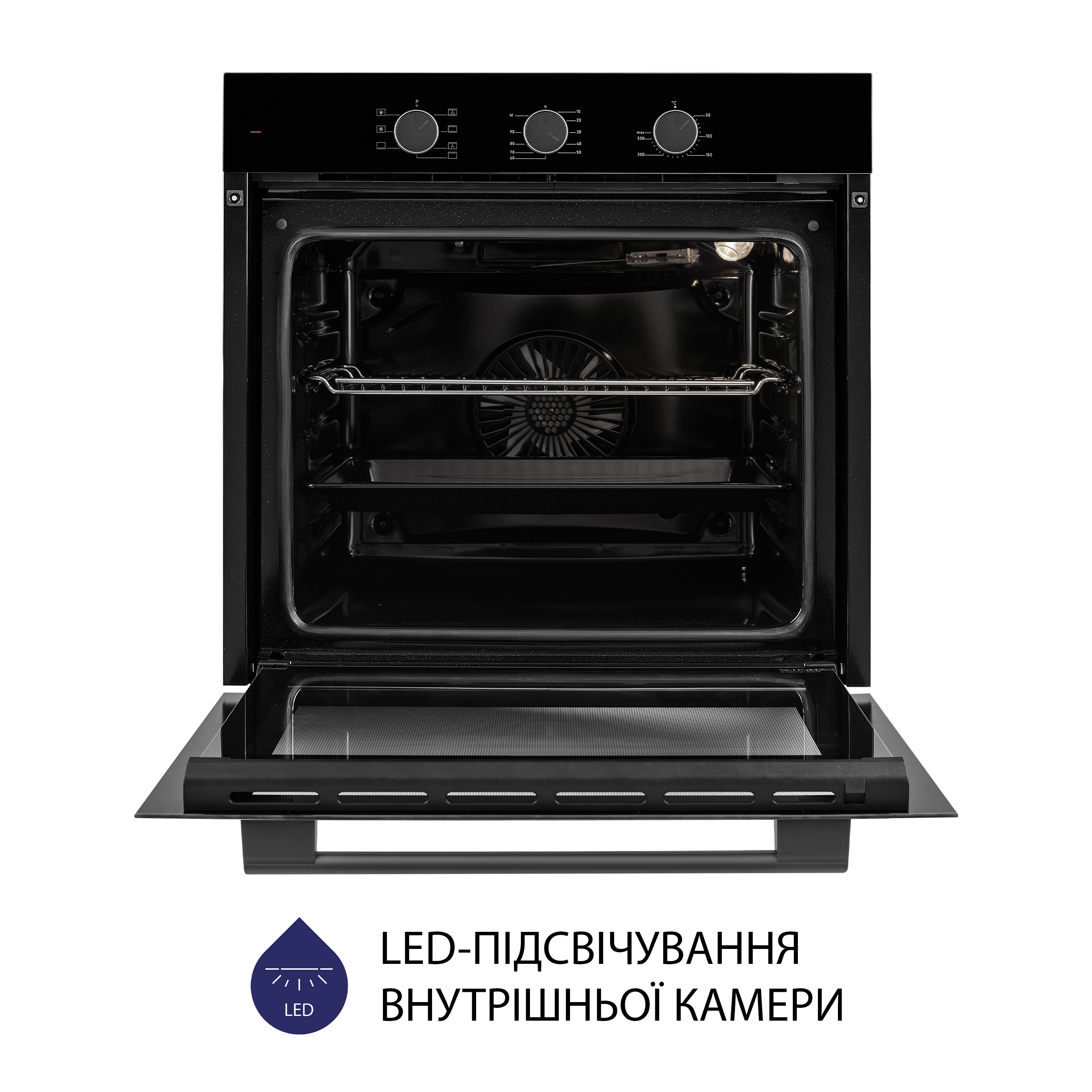 Minola 5905538401570 - зображення 6 Духовой шкаф электрический Minola EO 675 BL - зображення 6