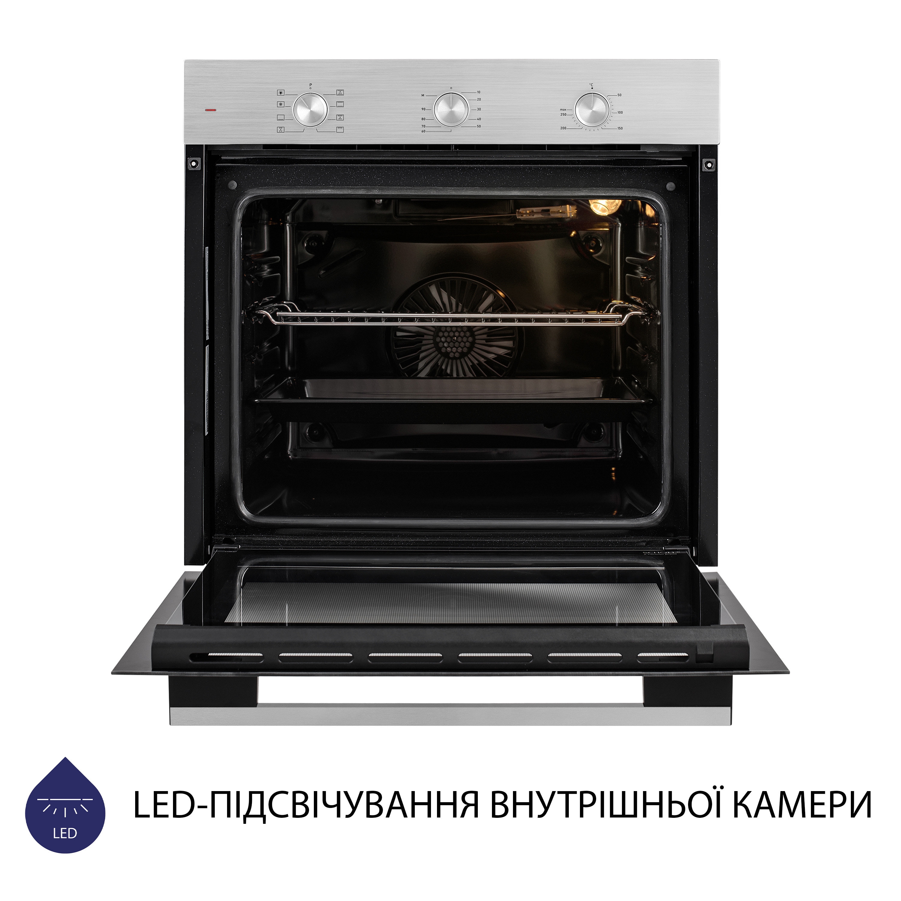 Духовой шкаф электрический Minola EO 684 INOX - зображення 6