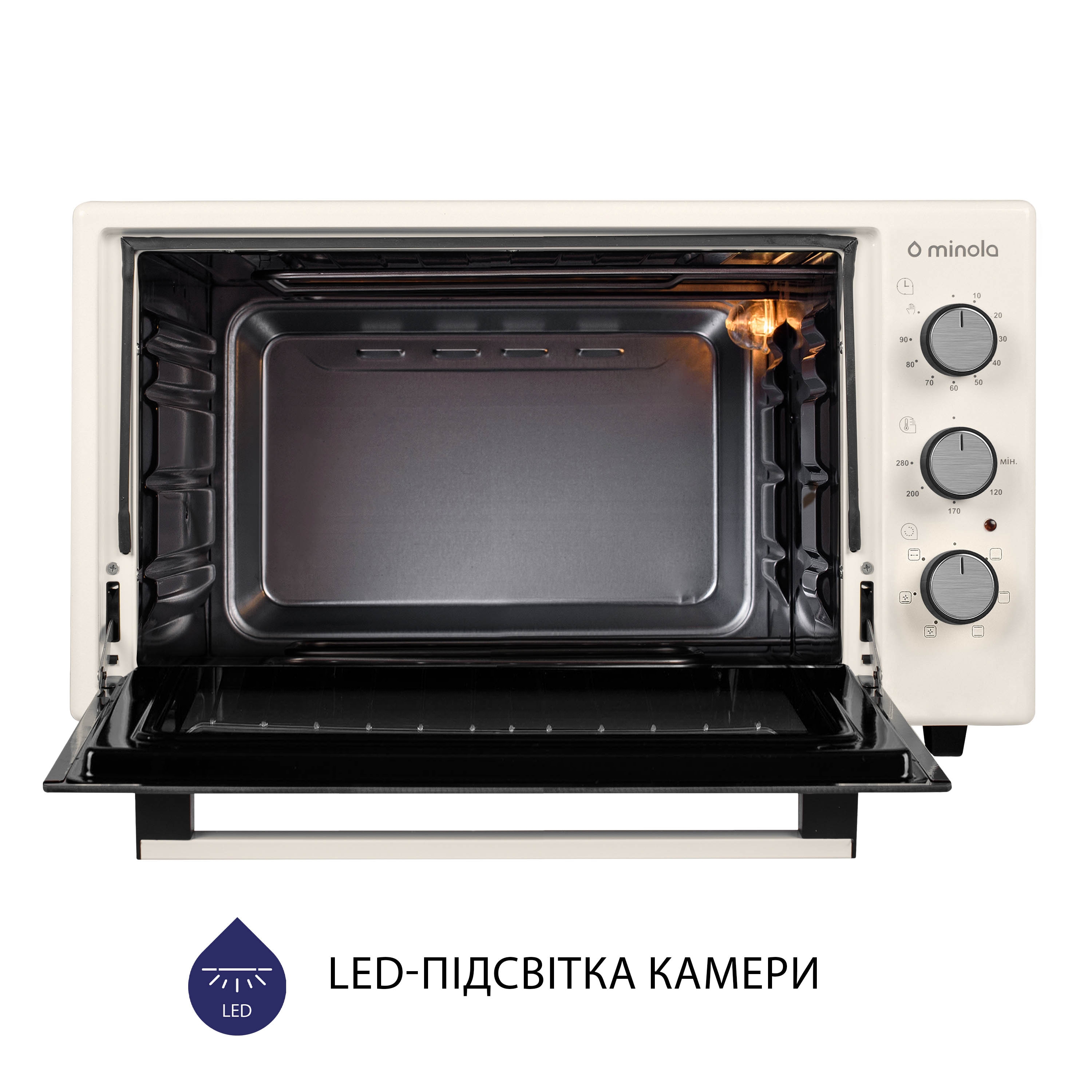 Minola 5902767909266 - зображення 9 Электрическая печь Minola FOET 3714 IV - зображення 9