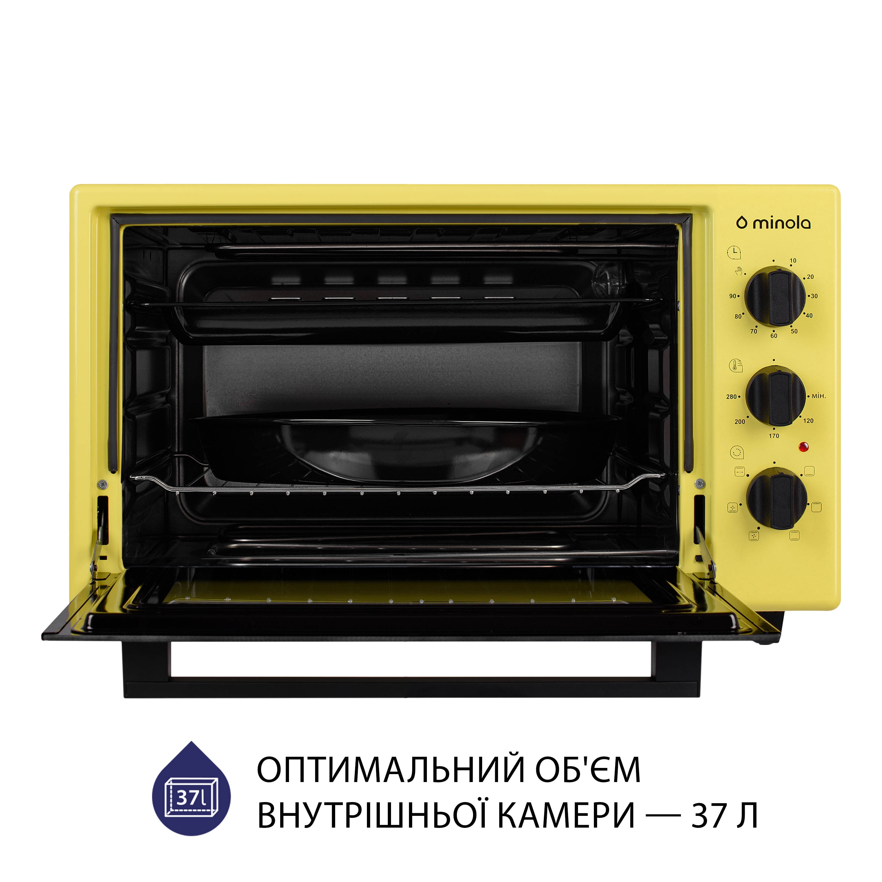 Minola 5902767909273 - зображення 2 Электрическая печь Minola FOET 3714 UA - зображення 2