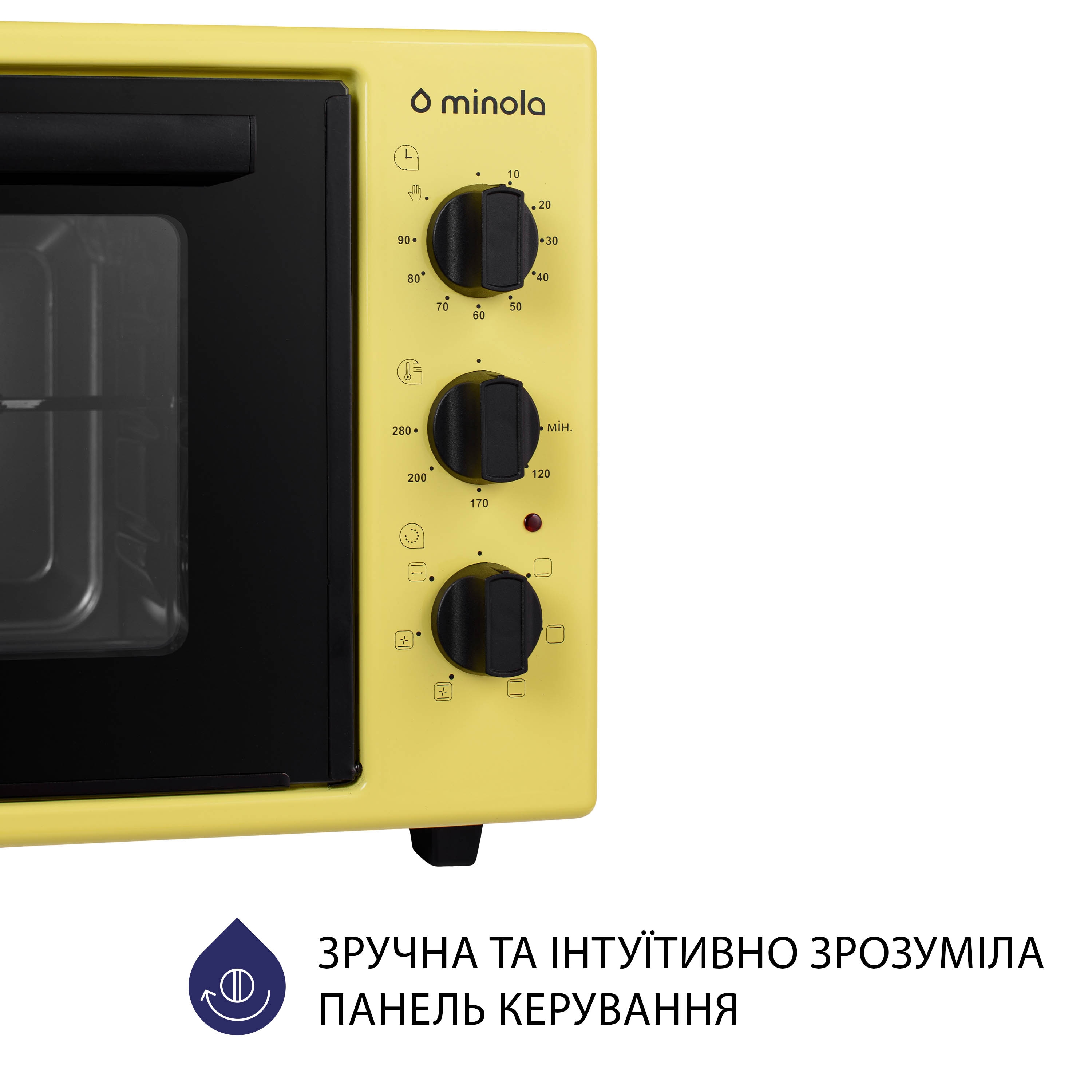 Minola 5902767909273 - зображення 3 Электрическая печь Minola FOET 3714 UA - зображення 3