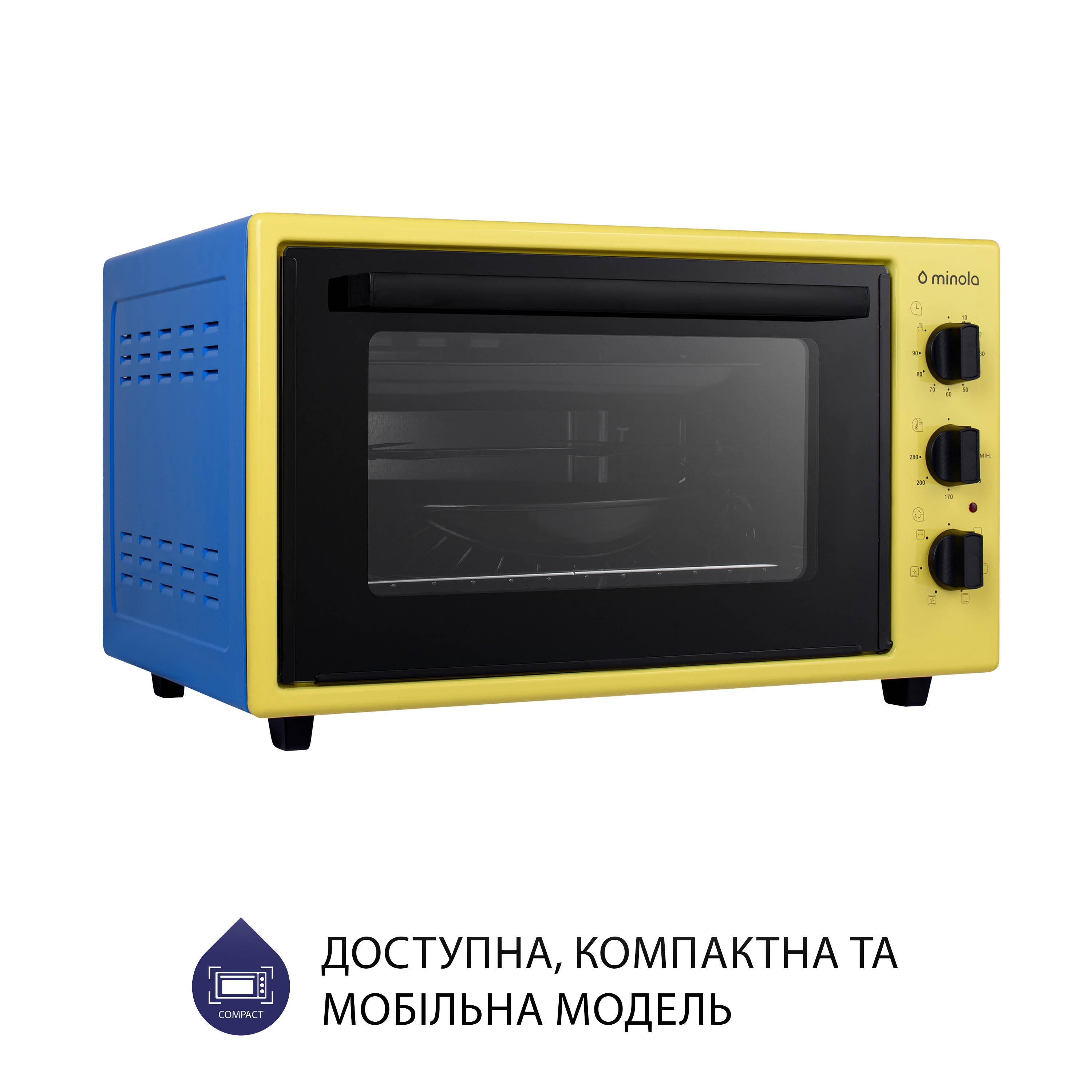 Minola 5902767909273 - зображення 4 Электрическая печь Minola FOET 3714 UA - зображення 4
