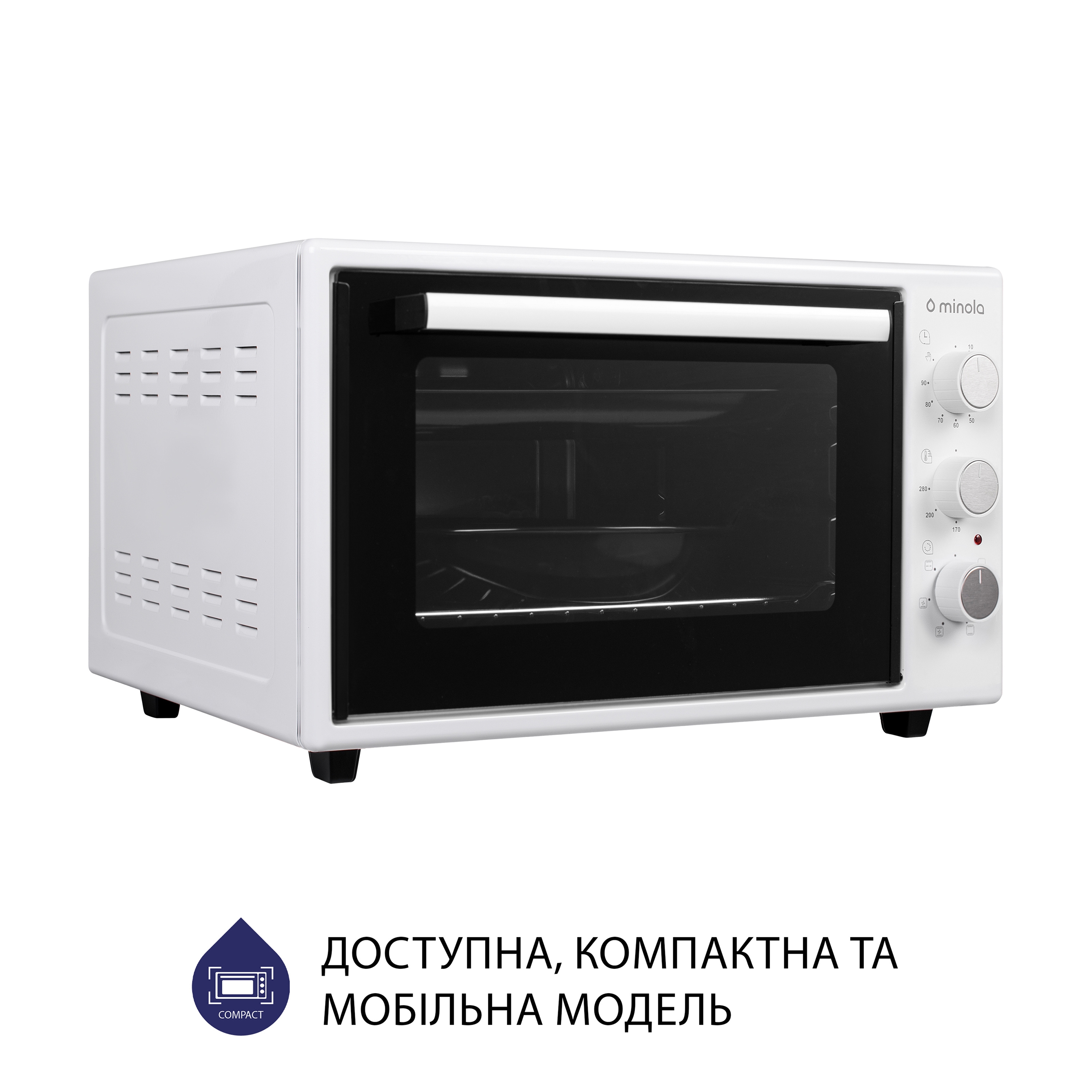 Электрическая печь Minola FOET 3714 WH - зображення 4