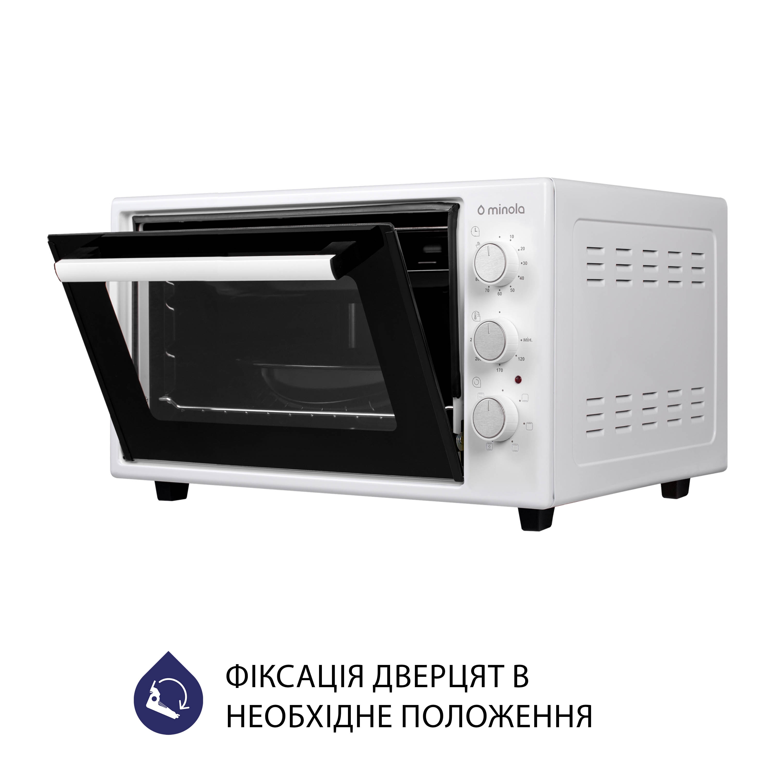 Электрическая печь Minola FOET 3714 WH - зображення 7