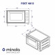 Електрична піч Minola FOET 4815 IV - зображення 17