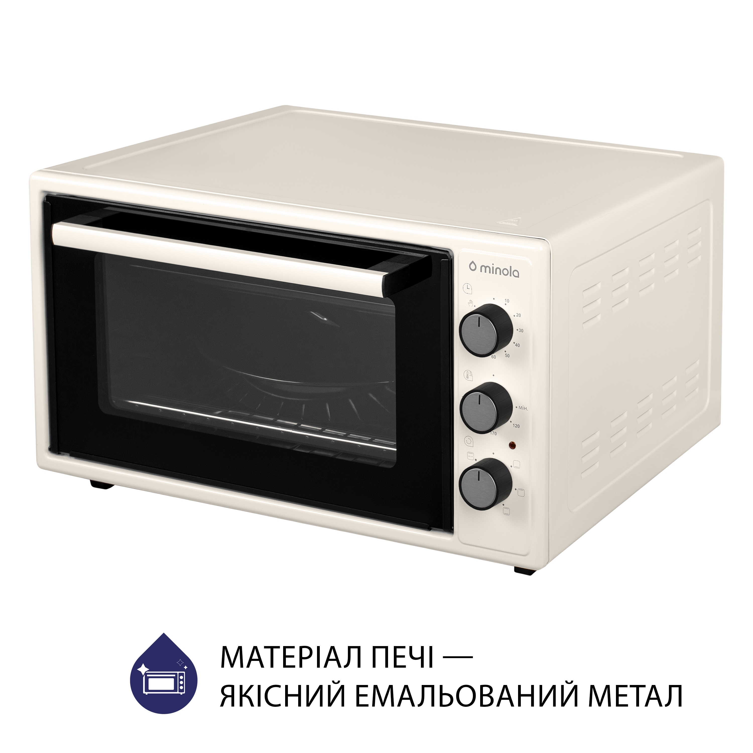 Minola 5902767909396 - зображення 6 Электрическая печь Minola FOET 4815 IV - зображення 6