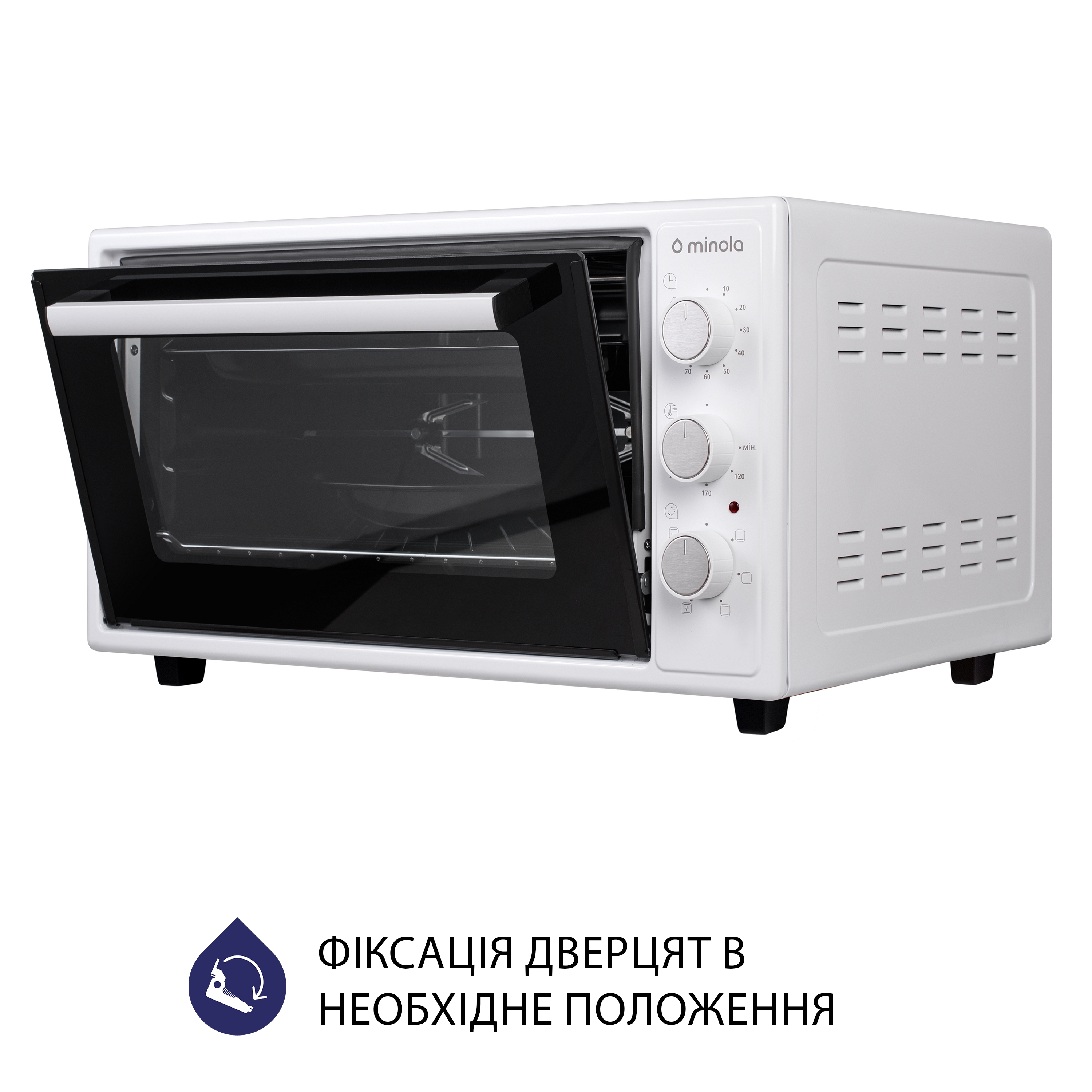 Электрическая печь Minola FOET 4815 WH - зображення 7