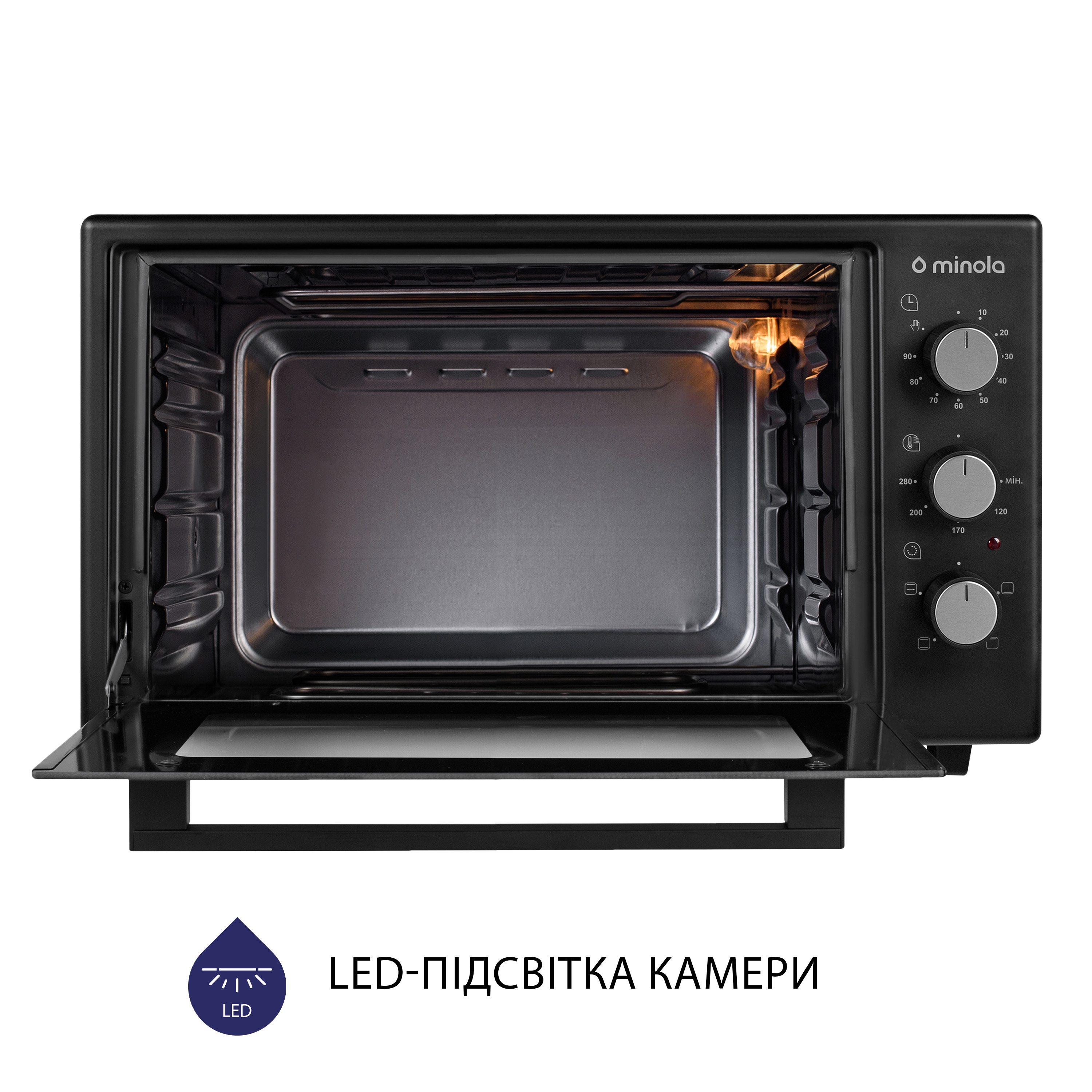 Электрическая печь Minola FOEV 3714 BL - зображення 8