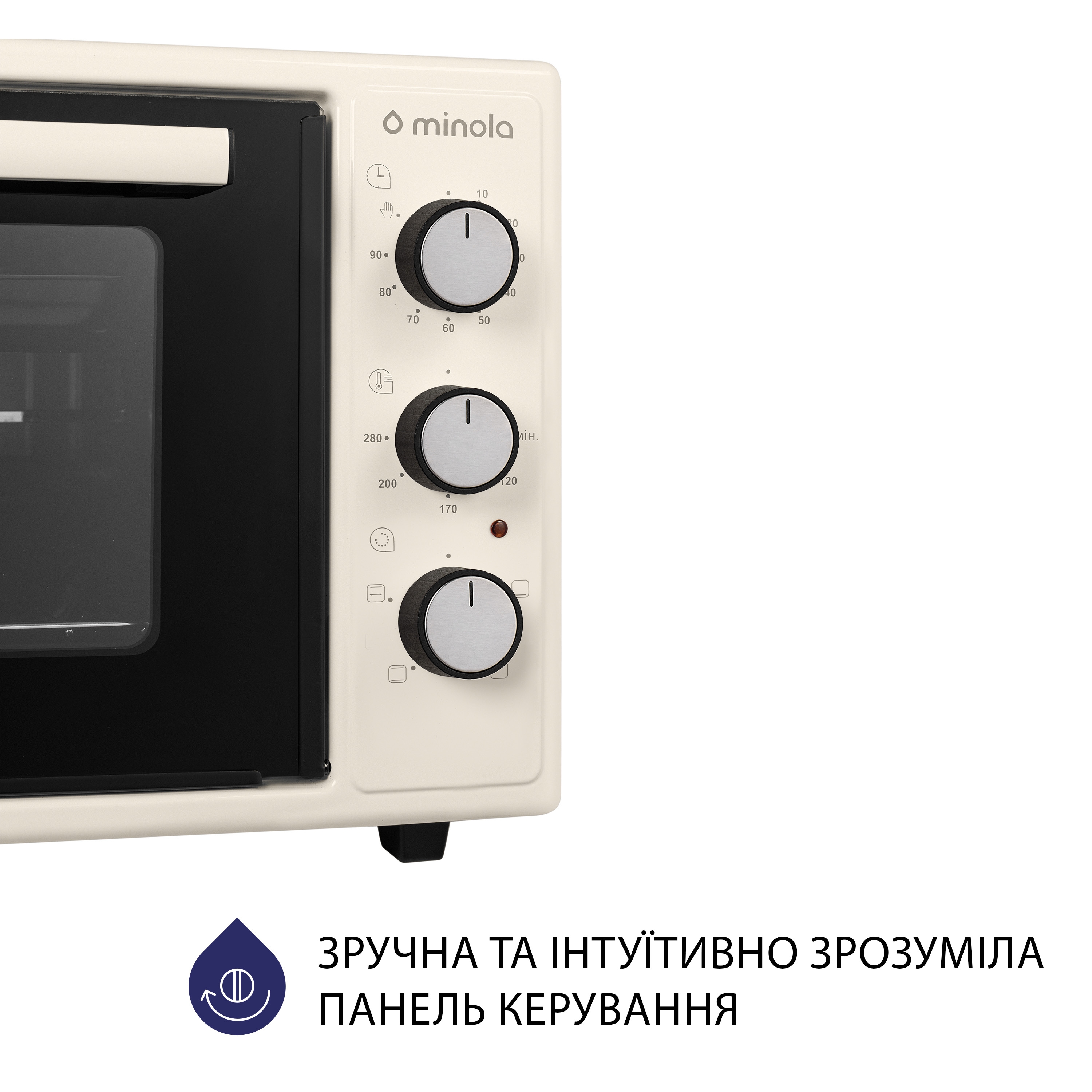 Minola 5902767909228 - зображення 3 Электрическая печь Minola FOEV 3714 IV - зображення 3