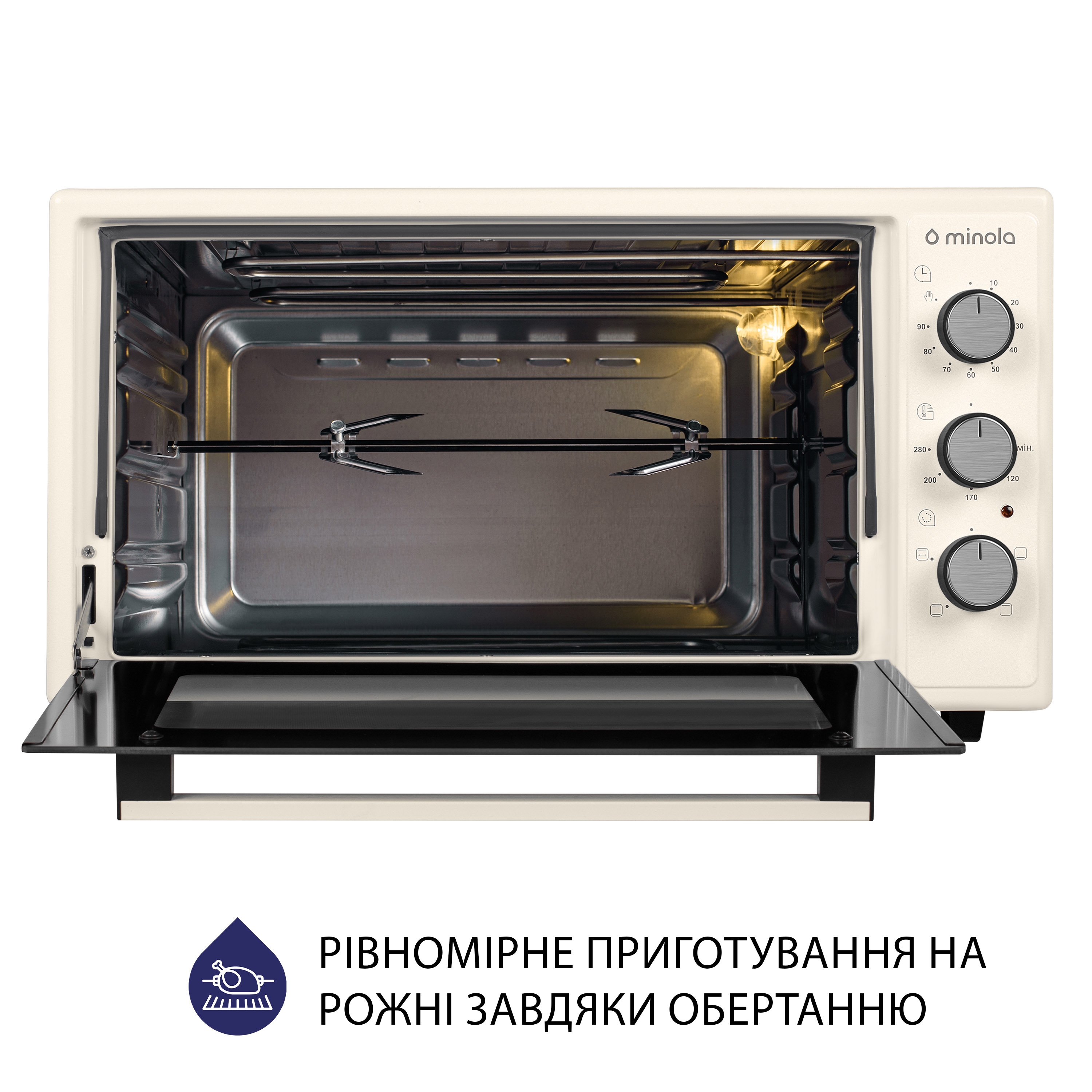 Електрична піч Minola FOEV 4815 IV - зображення 9
