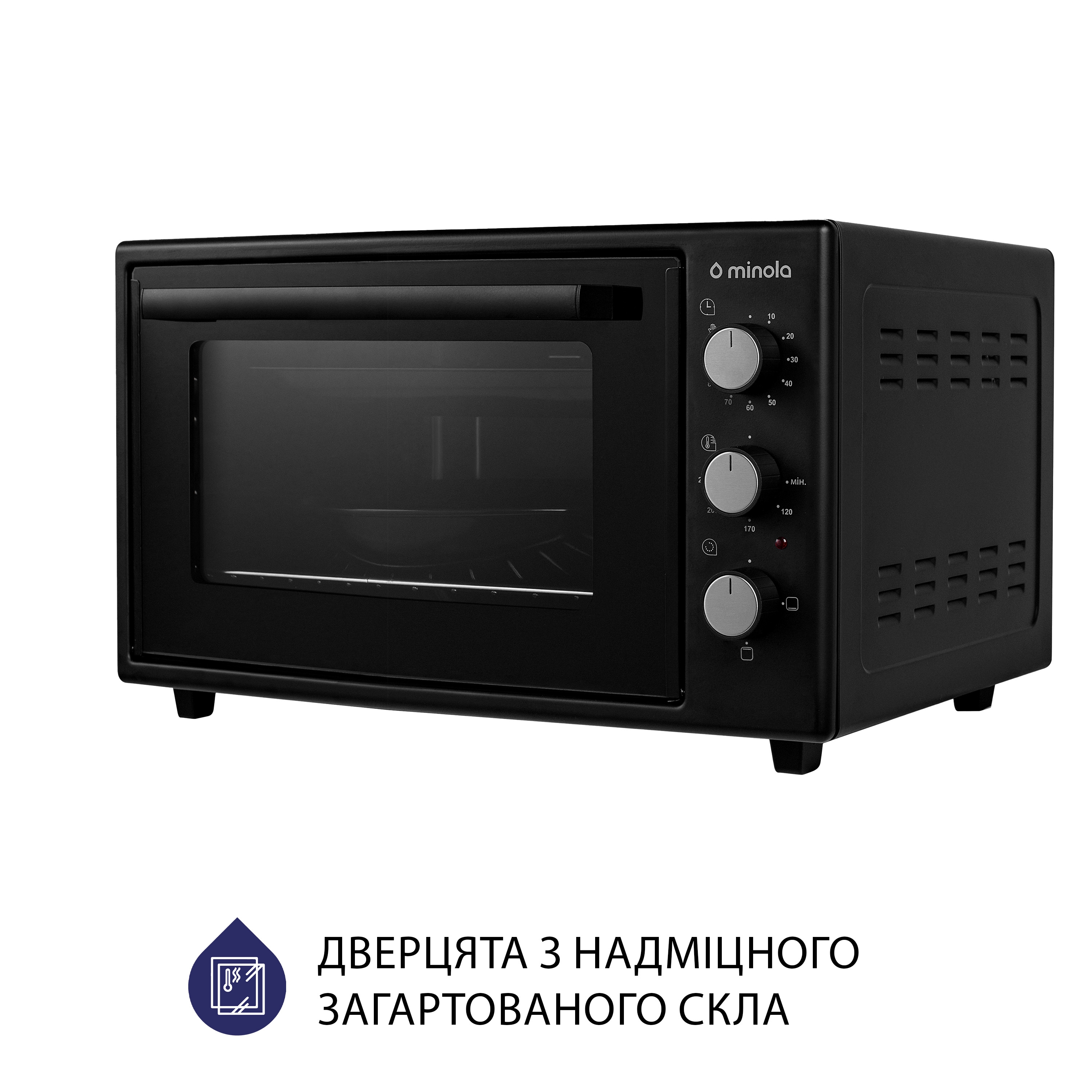 Електрична піч Minola FOE 3714 BL - зображення 5