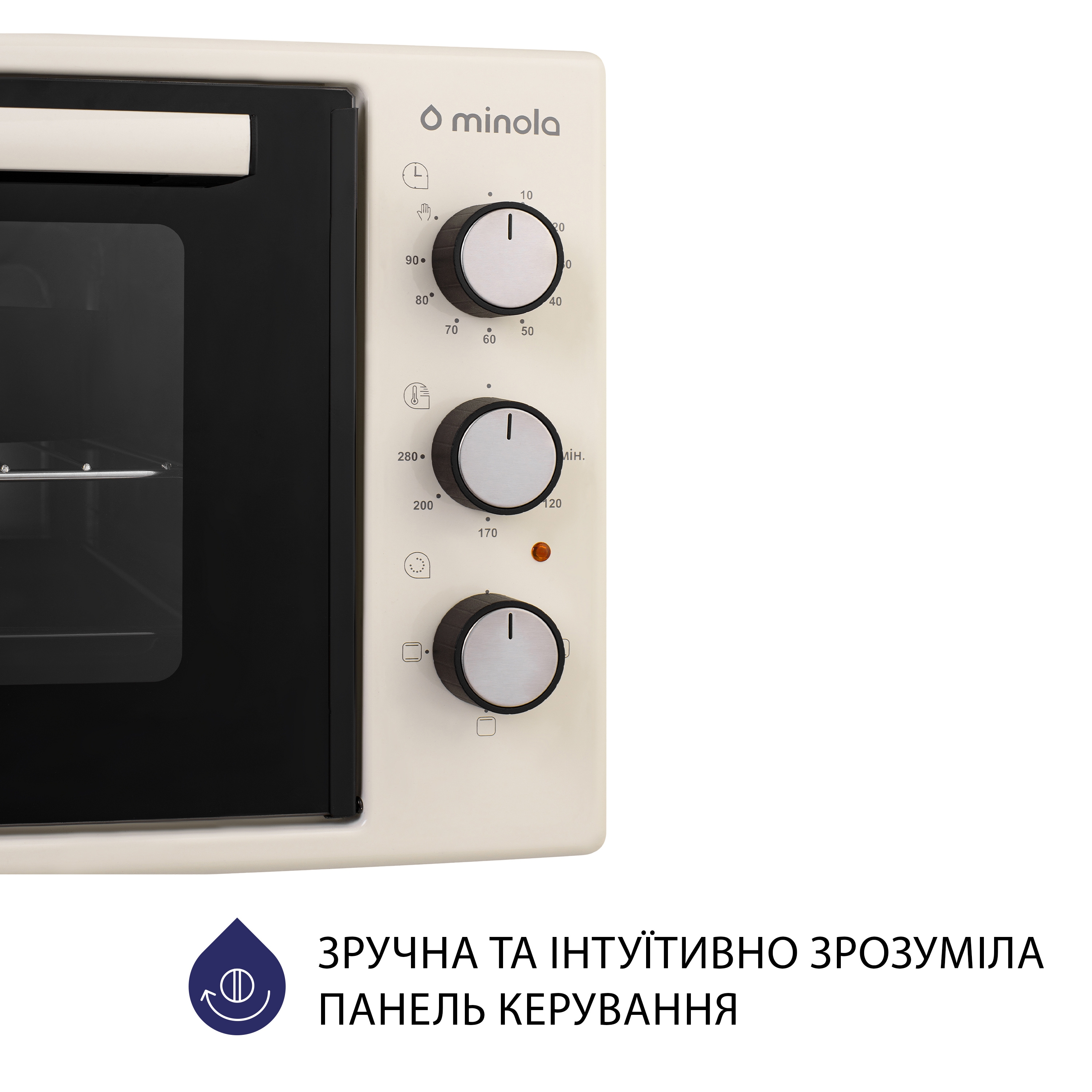 Minola 5902767909181 - зображення 3 Электрическая печь Minola FOE 3714 IV - зображення 3