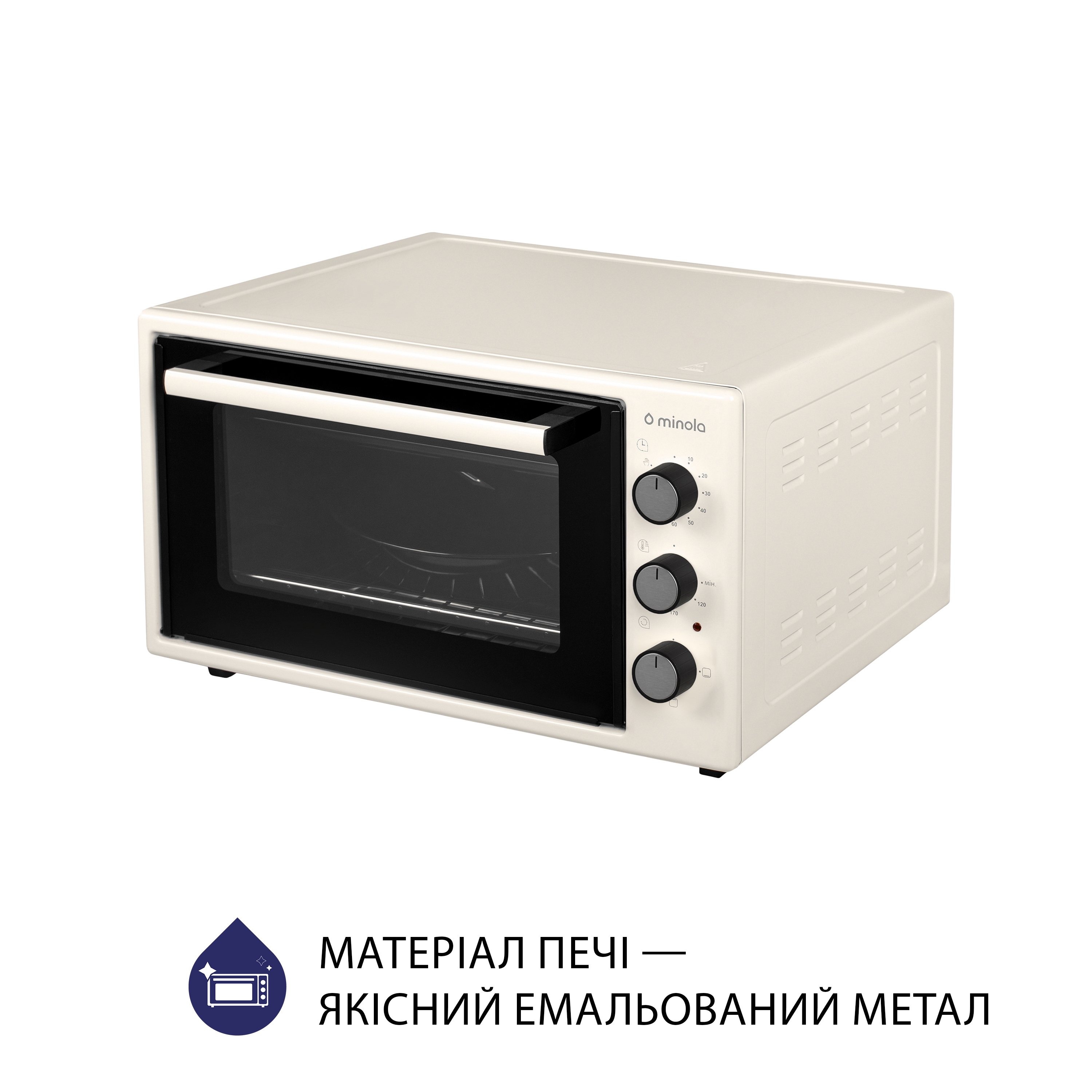 Minola 5902767909181 - зображення 6 Электрическая печь Minola FOE 3714 IV - зображення 6