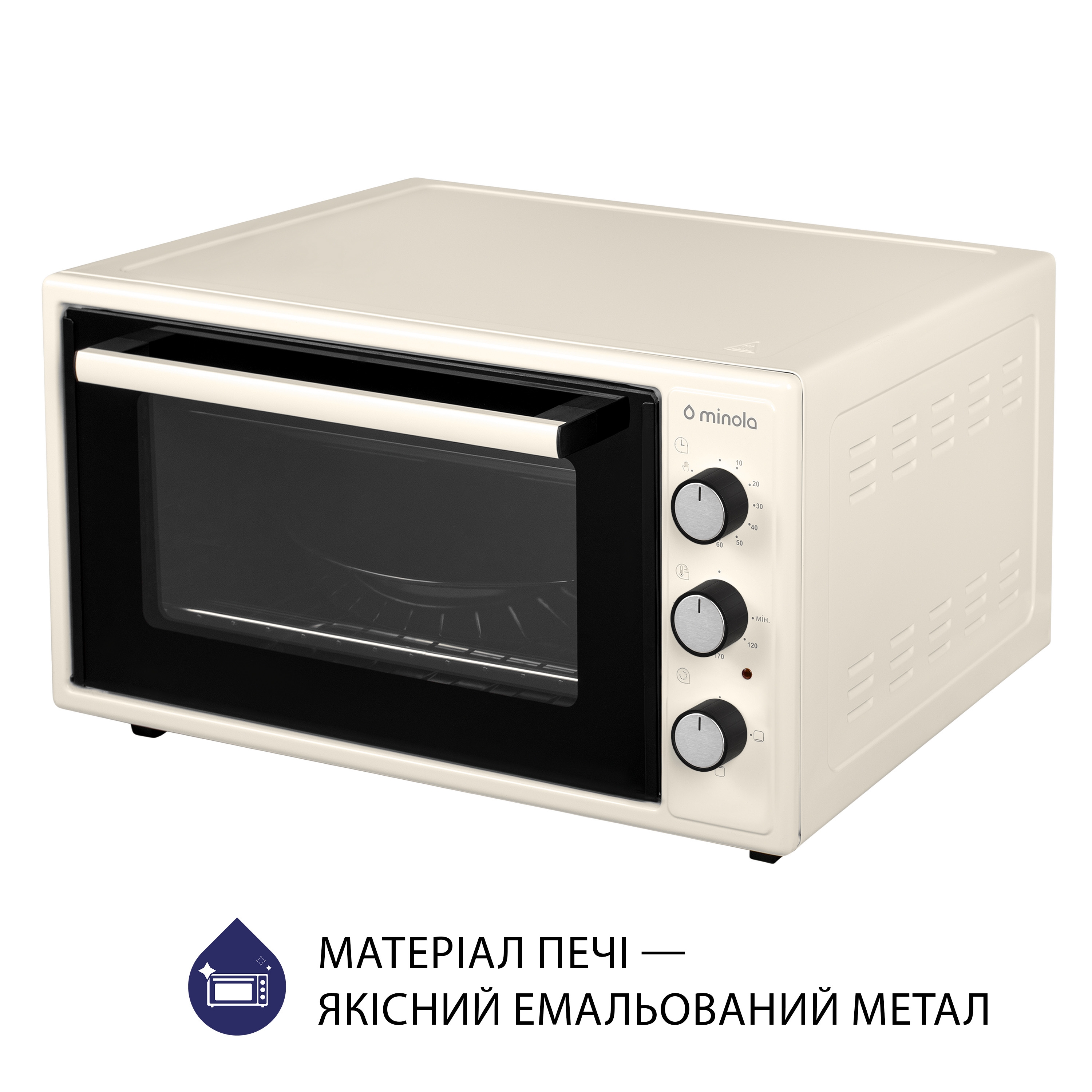 Minola 5902767909310 - зображення 6 Электрическая печь Minola FOE 4815 IV - зображення 6