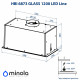 Витяжка повновбудована Minola HBI 6873 IV GLASS 1200 LED Line - зображення 13