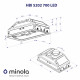 Витяжка повновбудована Minola HBI 5202 I 700 LED - зображення 10