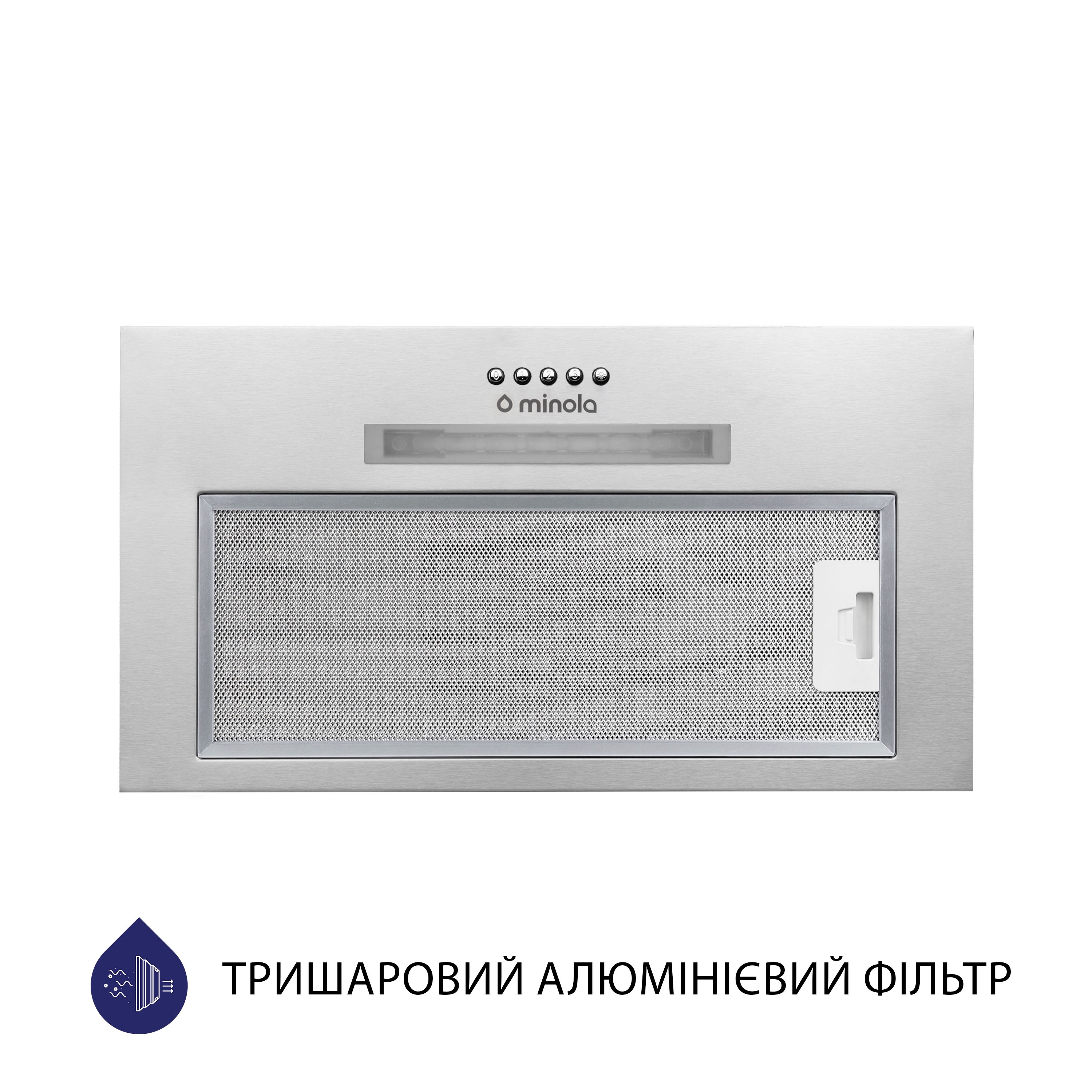 Витяжка повновбудована Minola HBI 5223 I 700 LED - зображення 2