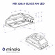 Витяжка повновбудована Minola HBI 52621 WH GLASS 700 LED - зображення 10