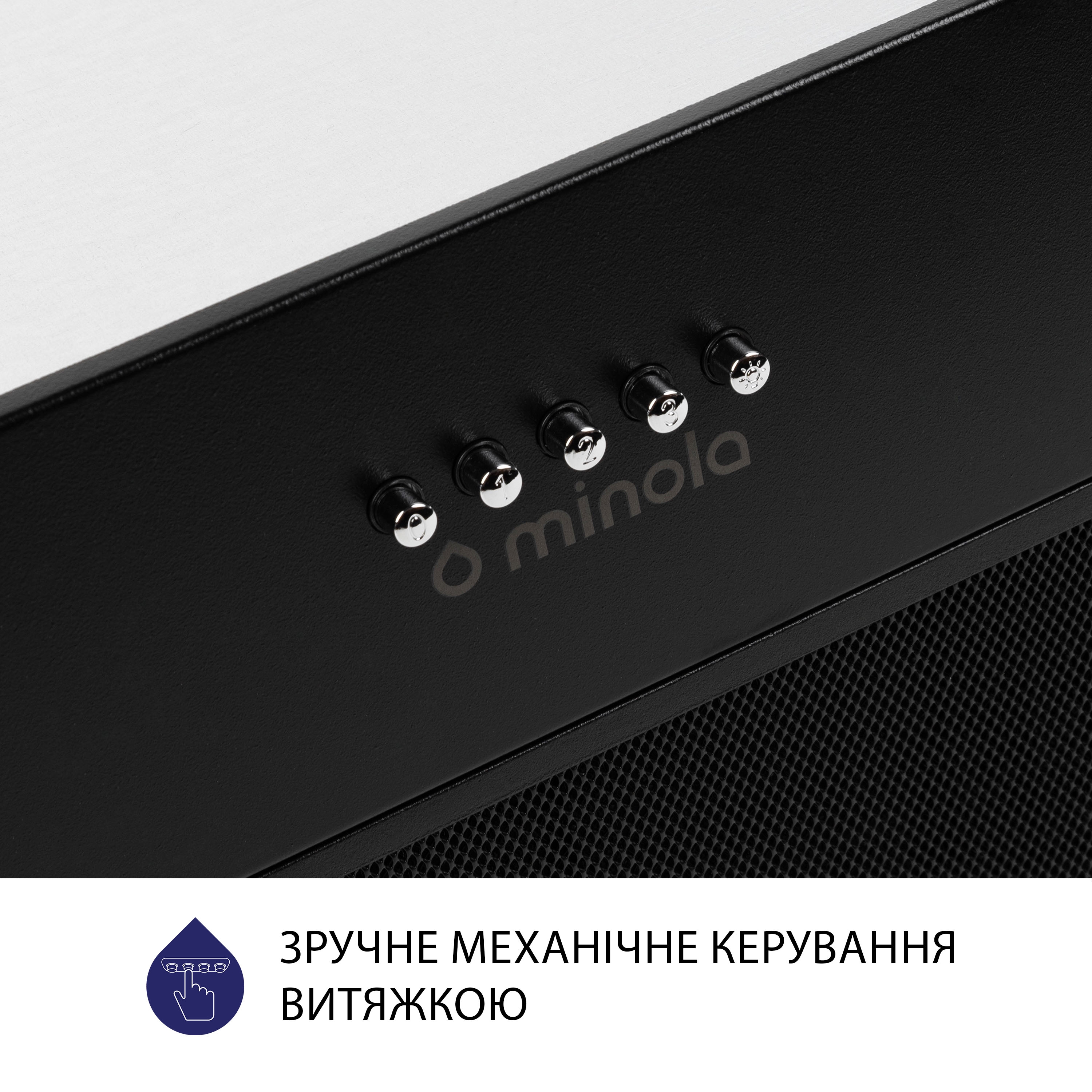 Витяжка повновбудована Minola HBI 56270 BL 1000 LED - зображення 6