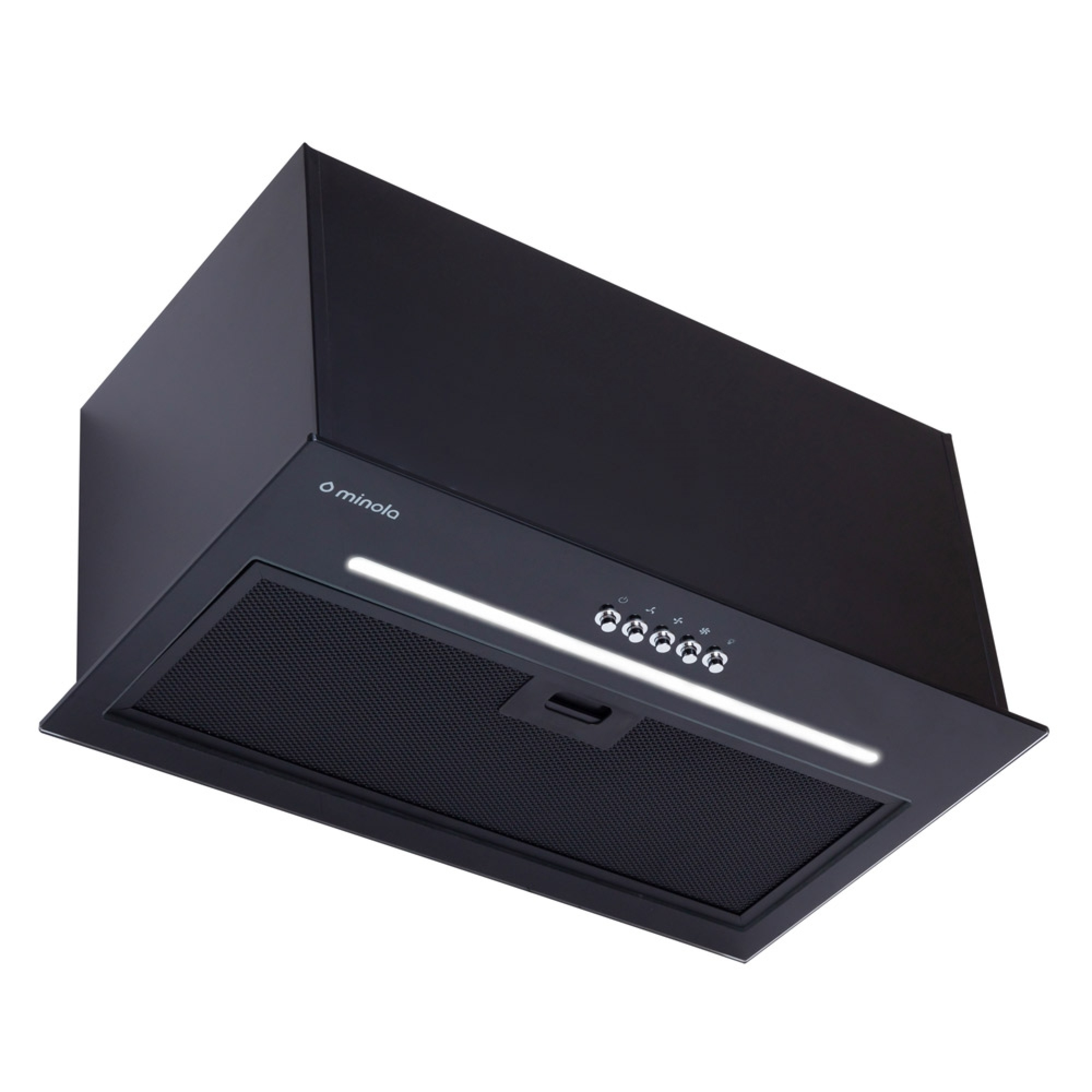 Витяжка повновбудована Minola HBI 5664 BL GLASS 1000 LED Line - зображення 2