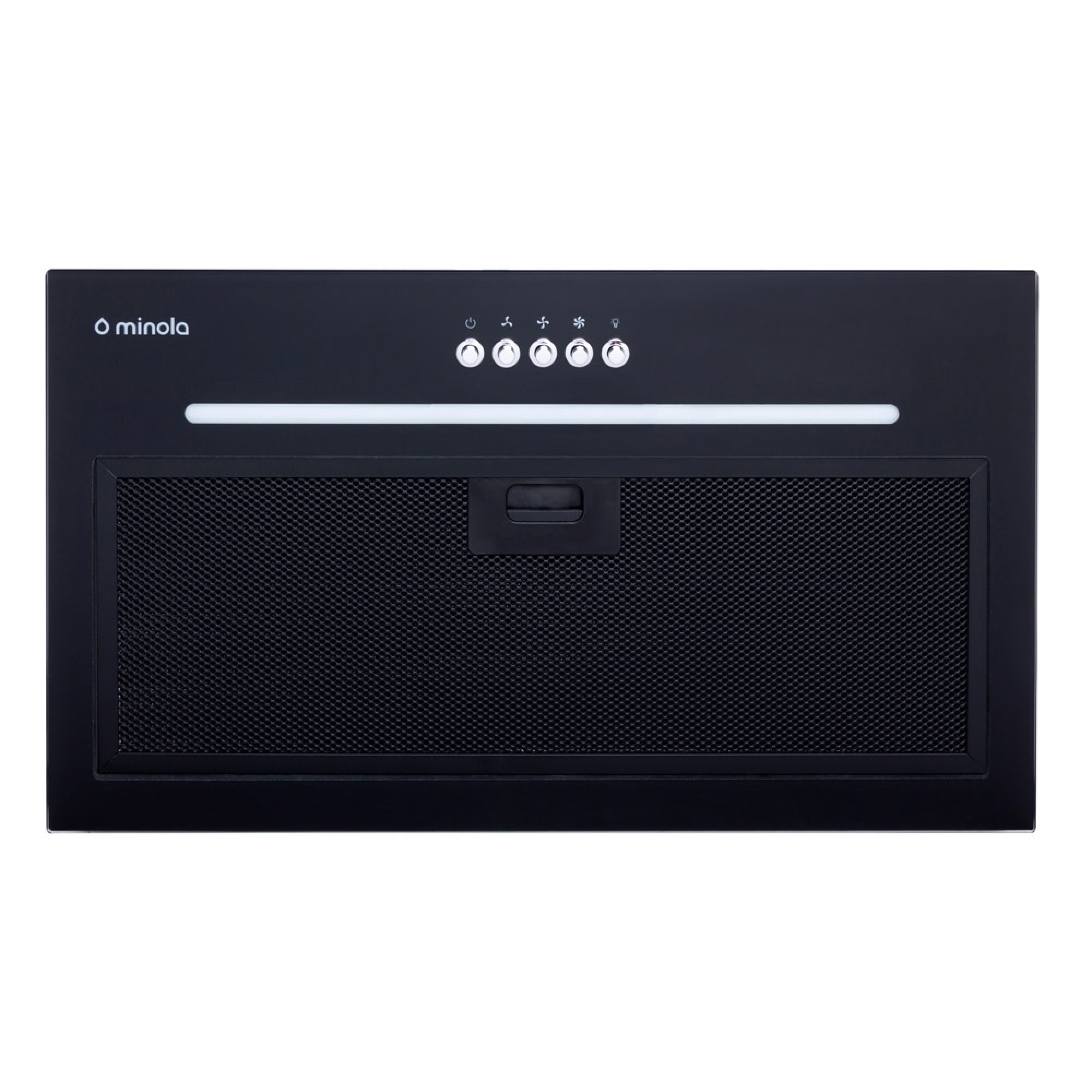Витяжка повновбудована Minola HBI 5664 BL GLASS 1000 LED Line - зображення 4