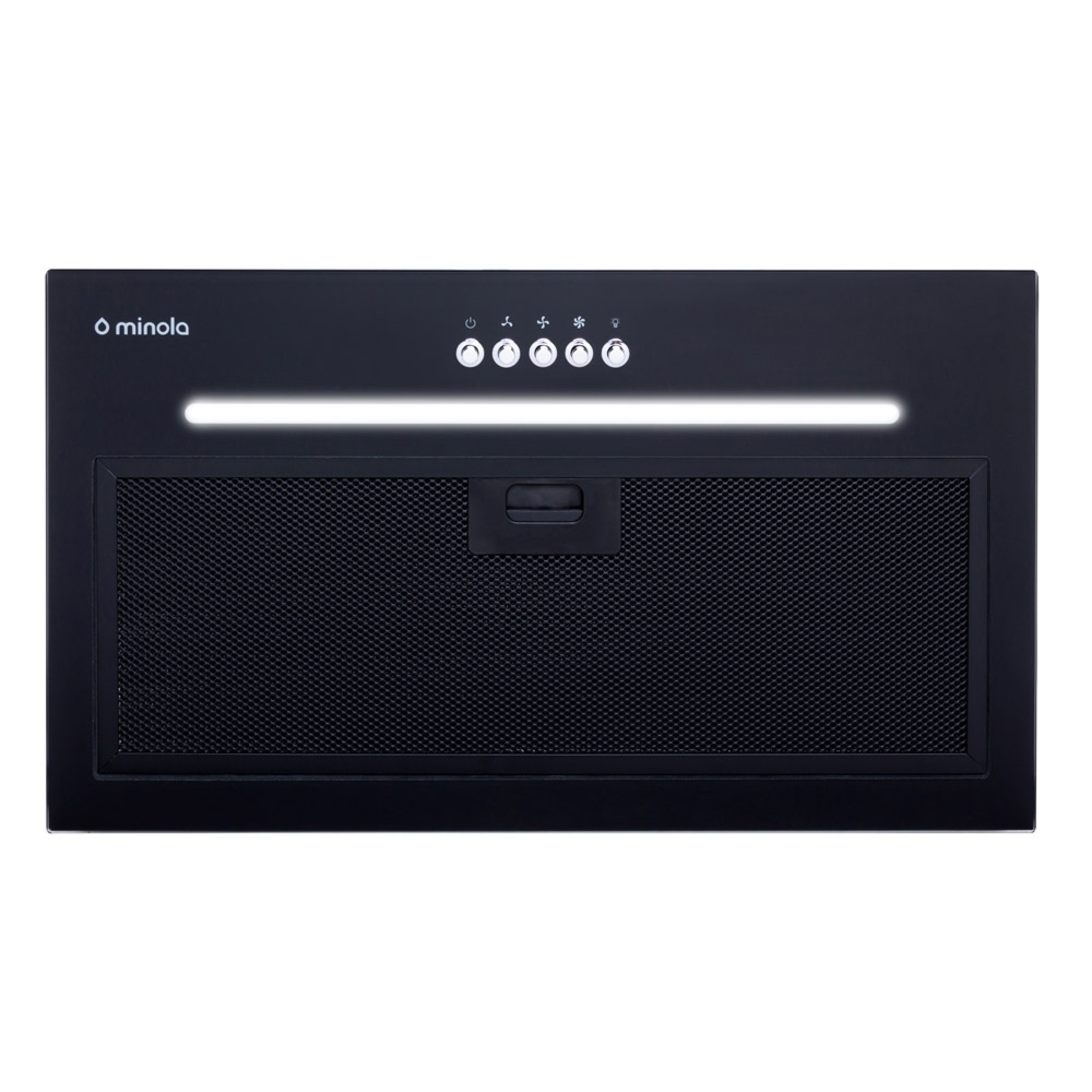 Витяжка повновбудована Minola HBI 5664 BL GLASS 1000 LED Line - зображення 6