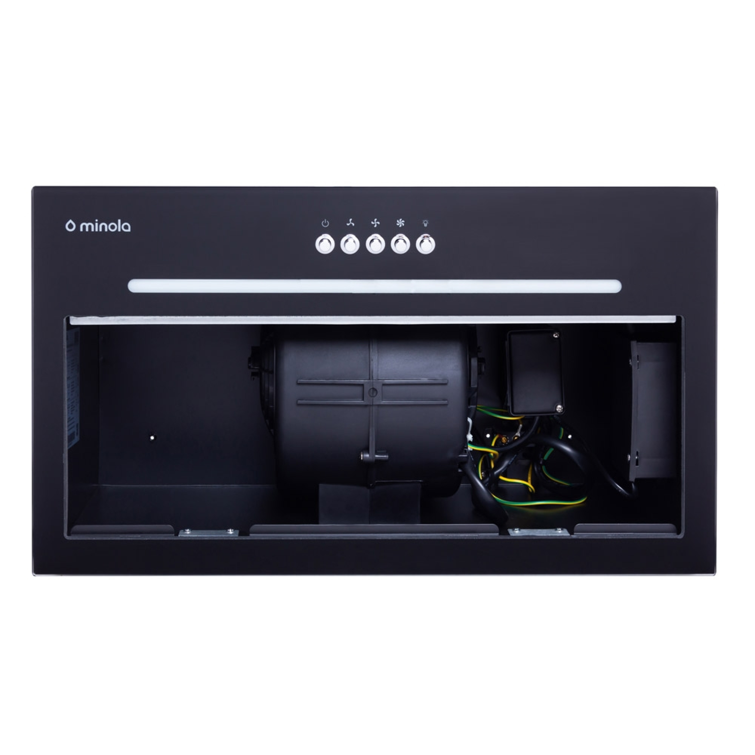 Витяжка повновбудована Minola HBI 5664 BL GLASS 1000 LED Line - зображення 7