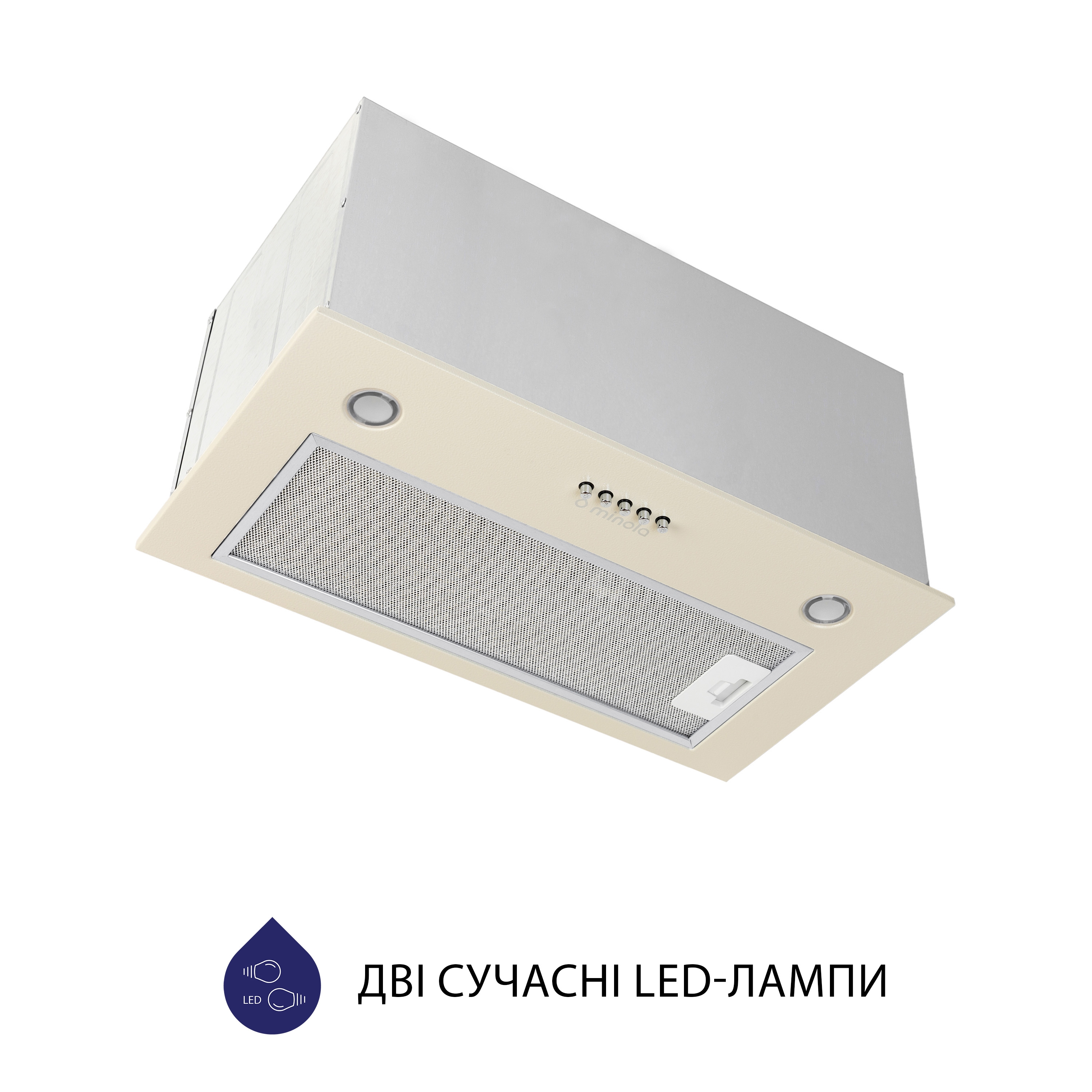 Витяжка повновбудована Minola HBI 5827 IV 1200 LED - зображення 4