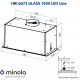 Вытяжка полновстраиваемая Minola HBI 6673 BL GLASS 1000 LED Line - зображення 10