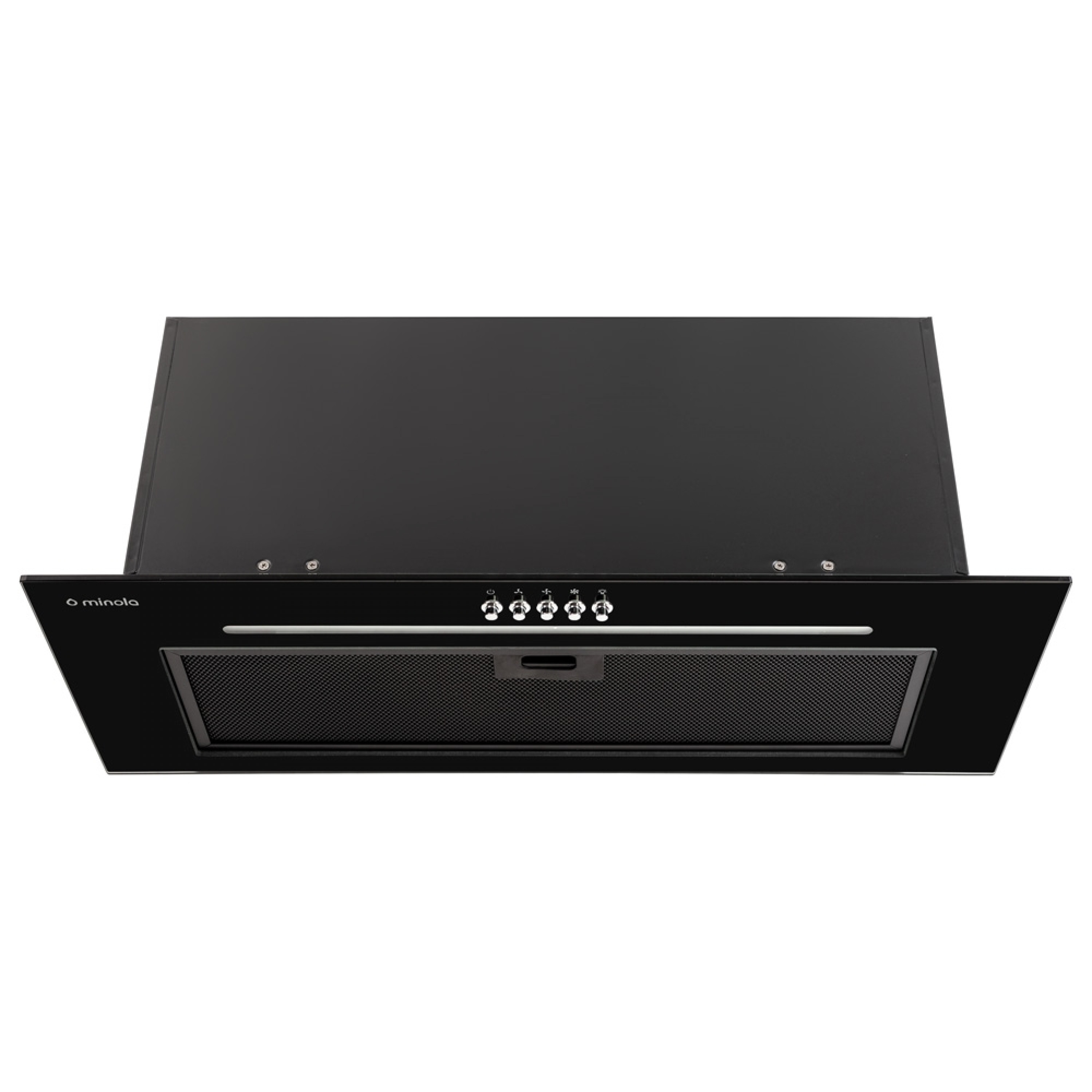 Витяжка повновбудована Minola HBI 7664 BL GLASS 1000 LED Line - зображення 2