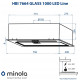 Вытяжка полновстраиваемая Minola HBI 7664 BL GLASS 1000 LED Line - зображення 11