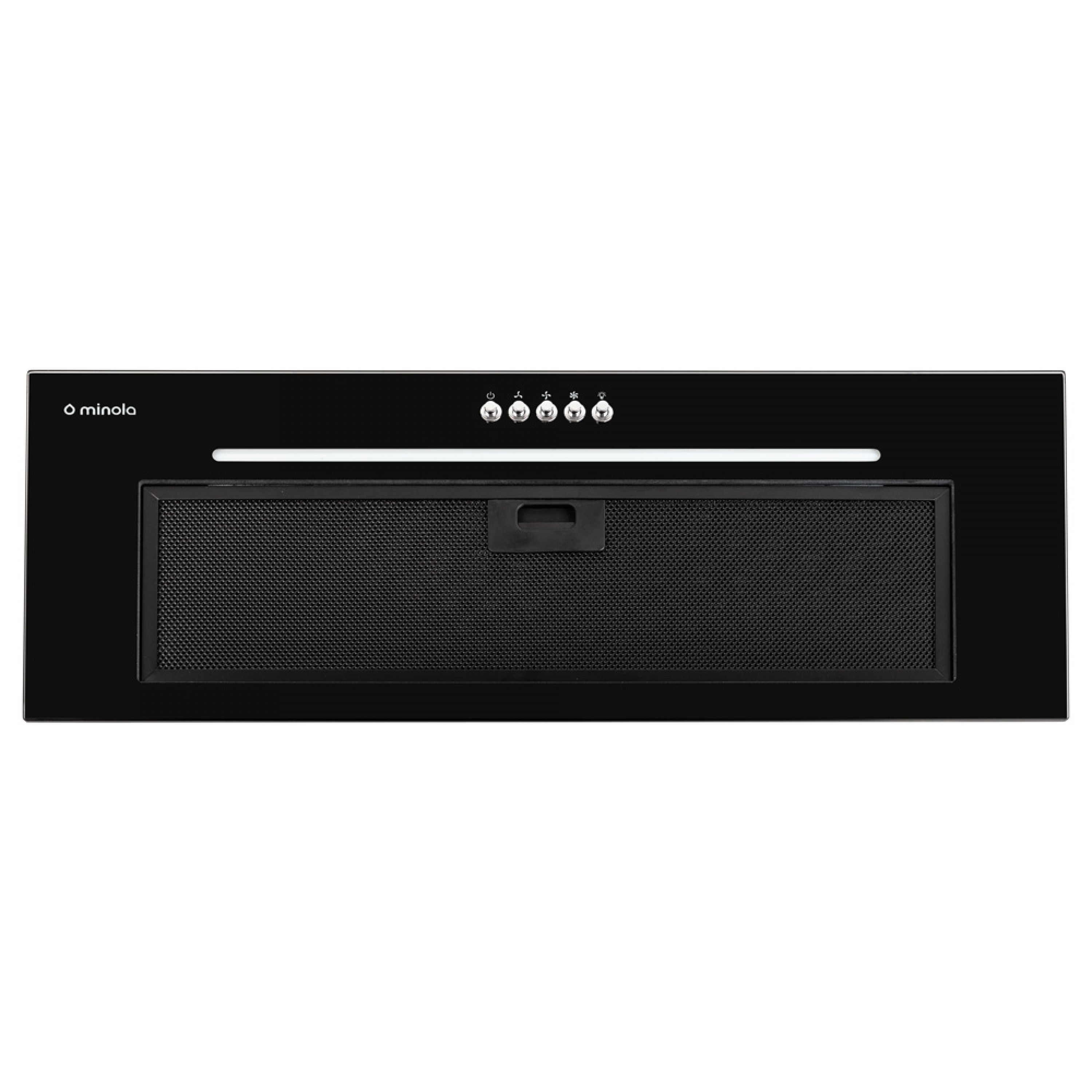 Витяжка повновбудована Minola HBI 7664 BL GLASS 1000 LED Line - зображення 5