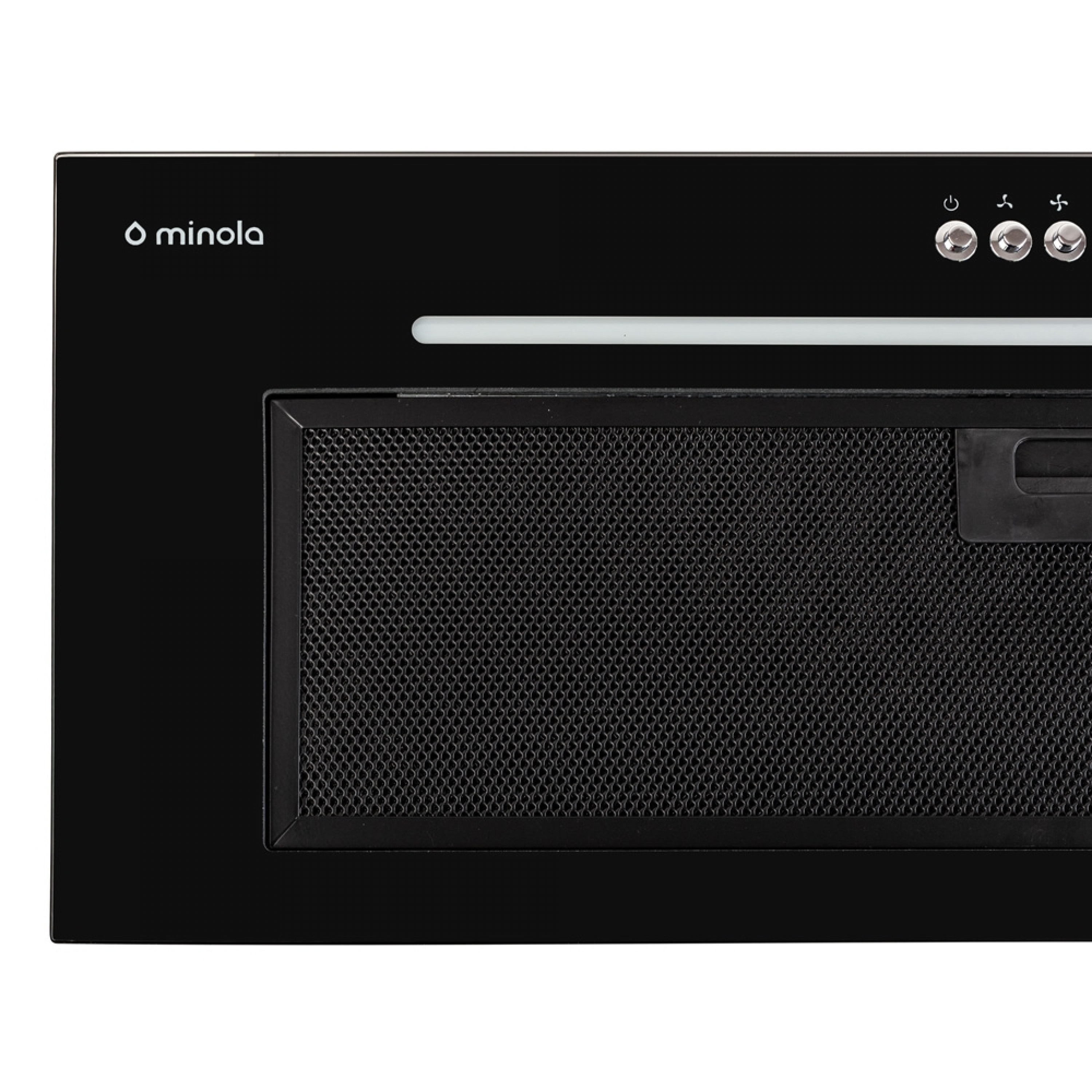 Витяжка повновбудована Minola HBI 7664 BL GLASS 1000 LED Line - зображення 8