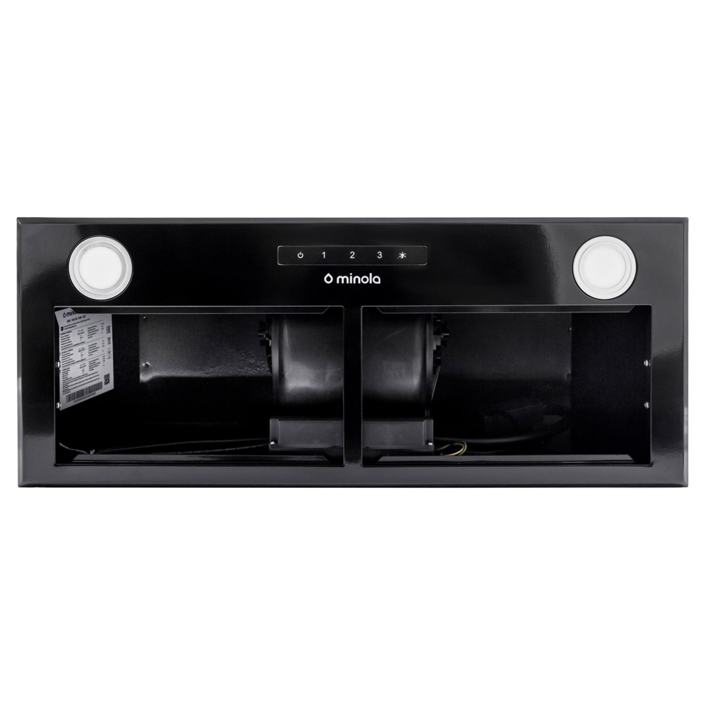 Витяжка повновбудована Minola HBS 7652 BL 1000 LED - зображення 5