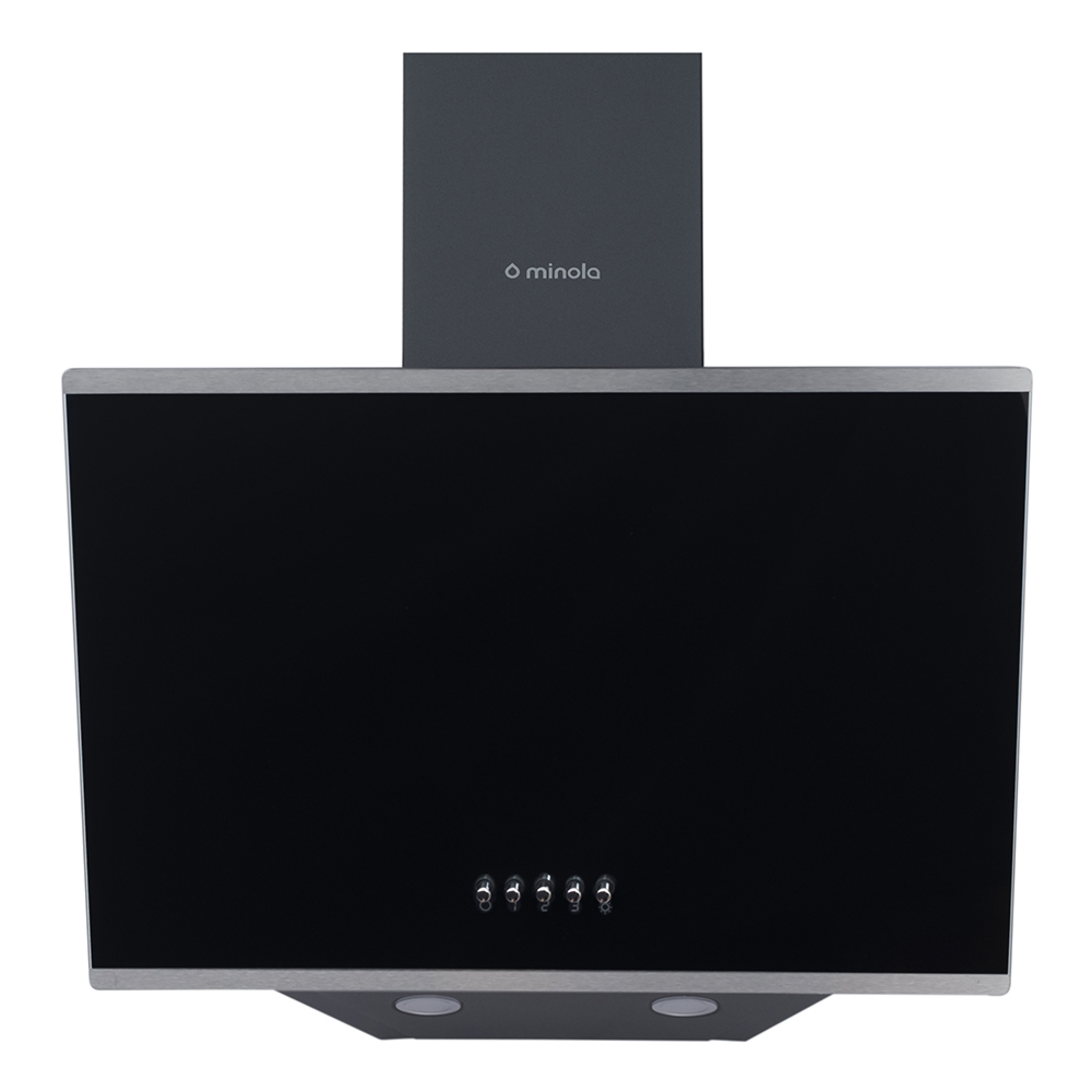 Вытяжка декоративная наклонная Minola HDN 5202 BL/INOX 700 LED - зображення 2