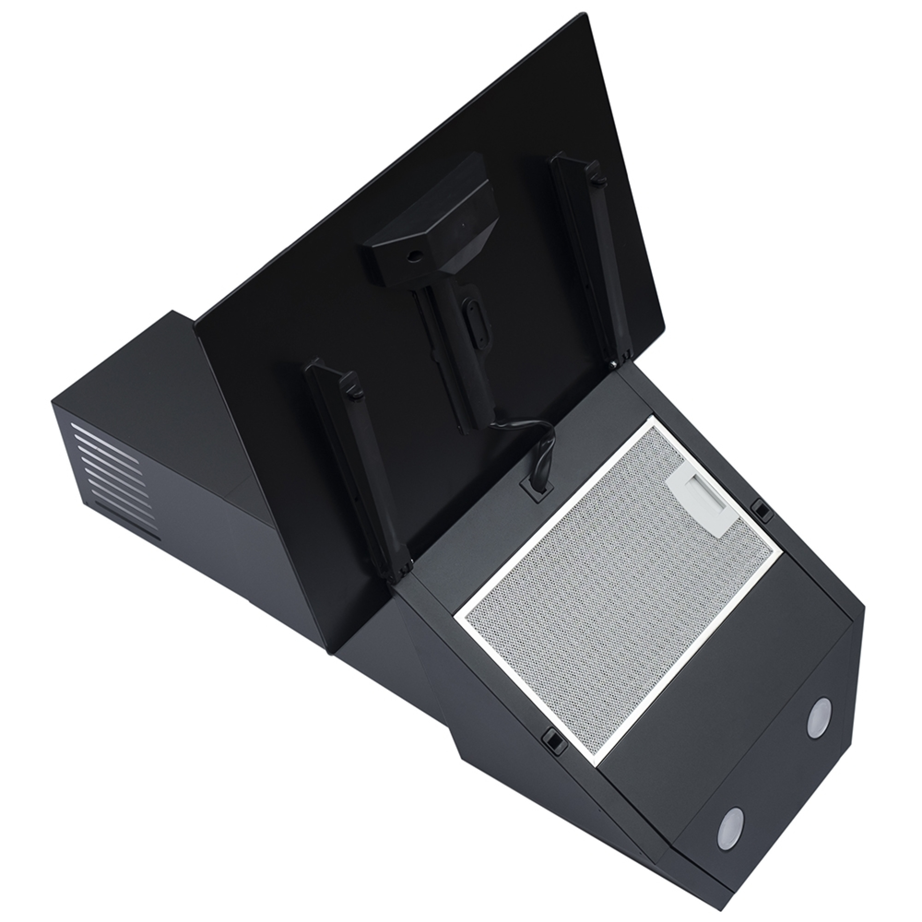 Вытяжка декоративная наклонная Minola HDN 5202 BL/INOX 700 LED - зображення 7