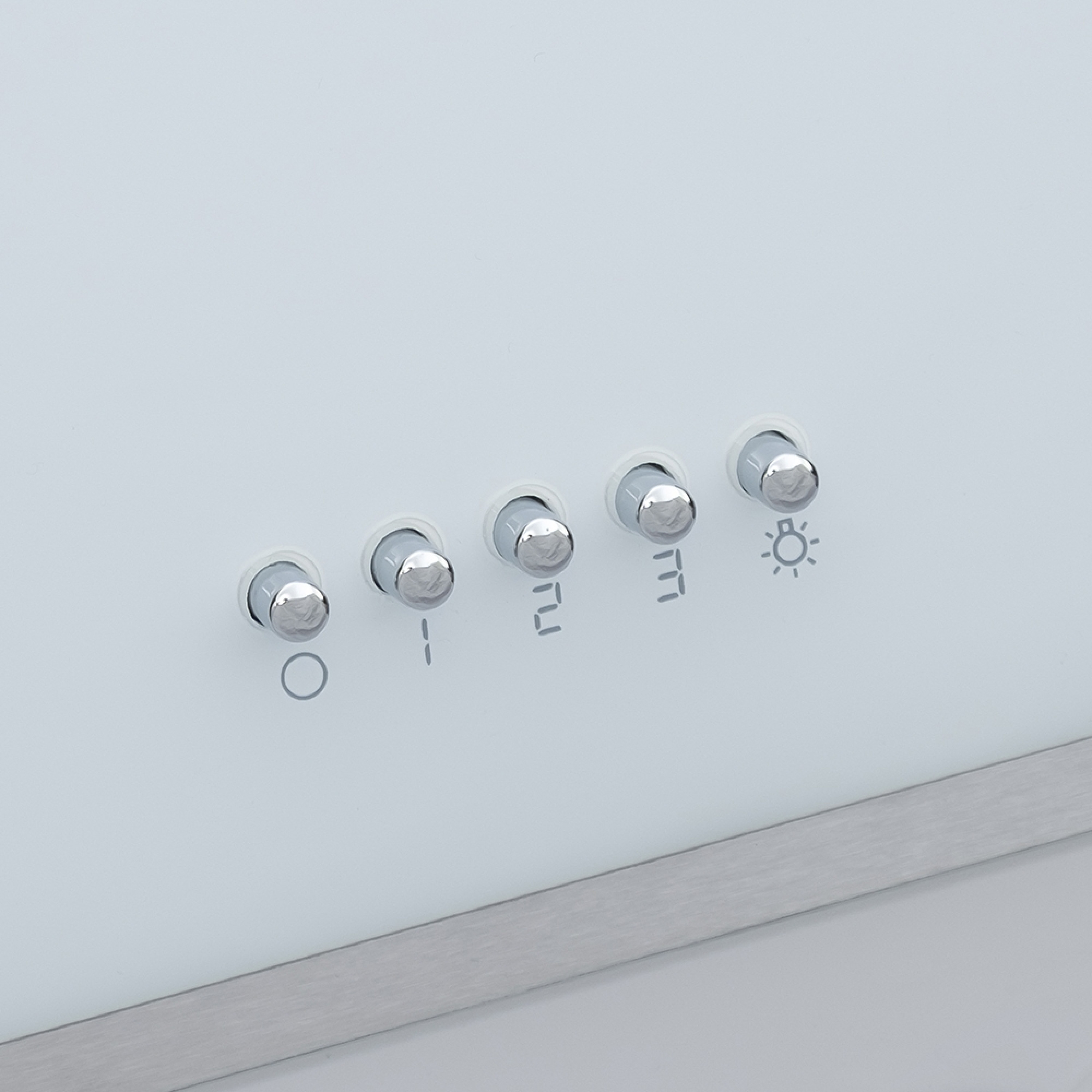 Вытяжка декоративная наклонная Minola HDN 5202 WH/INOX 700 LED - зображення 10