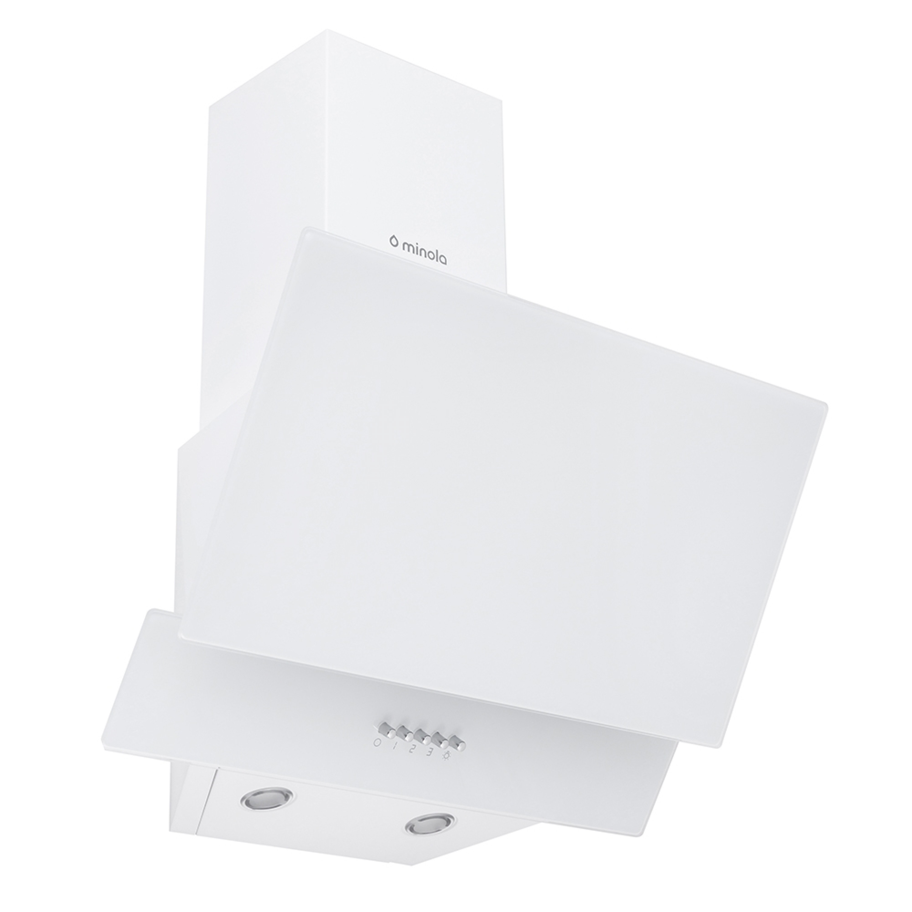 Вытяжка декоративная наклонная Minola HDN 5212 WH 700 LED - зображення 2