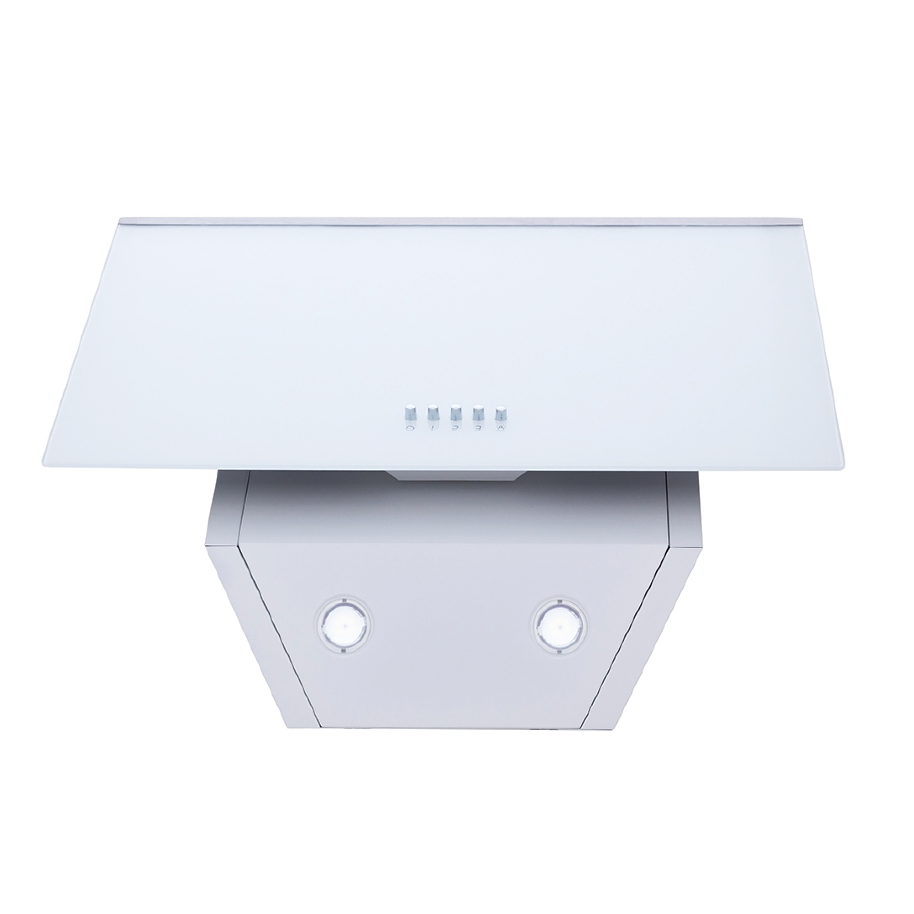 Вытяжка декоративная наклонная Minola HDN 5222 WH/INOX 700 LED - зображення 2