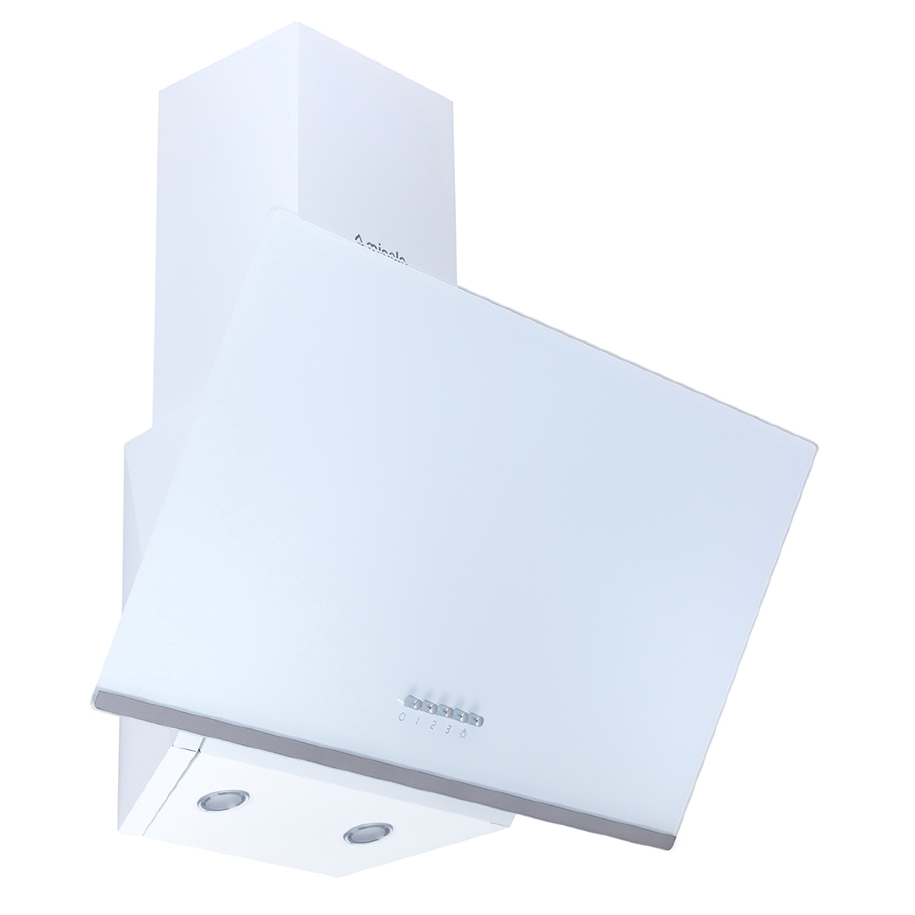 Вытяжка декоративная наклонная Minola HDN 5232 WH/INOX 700 LED - зображення 2