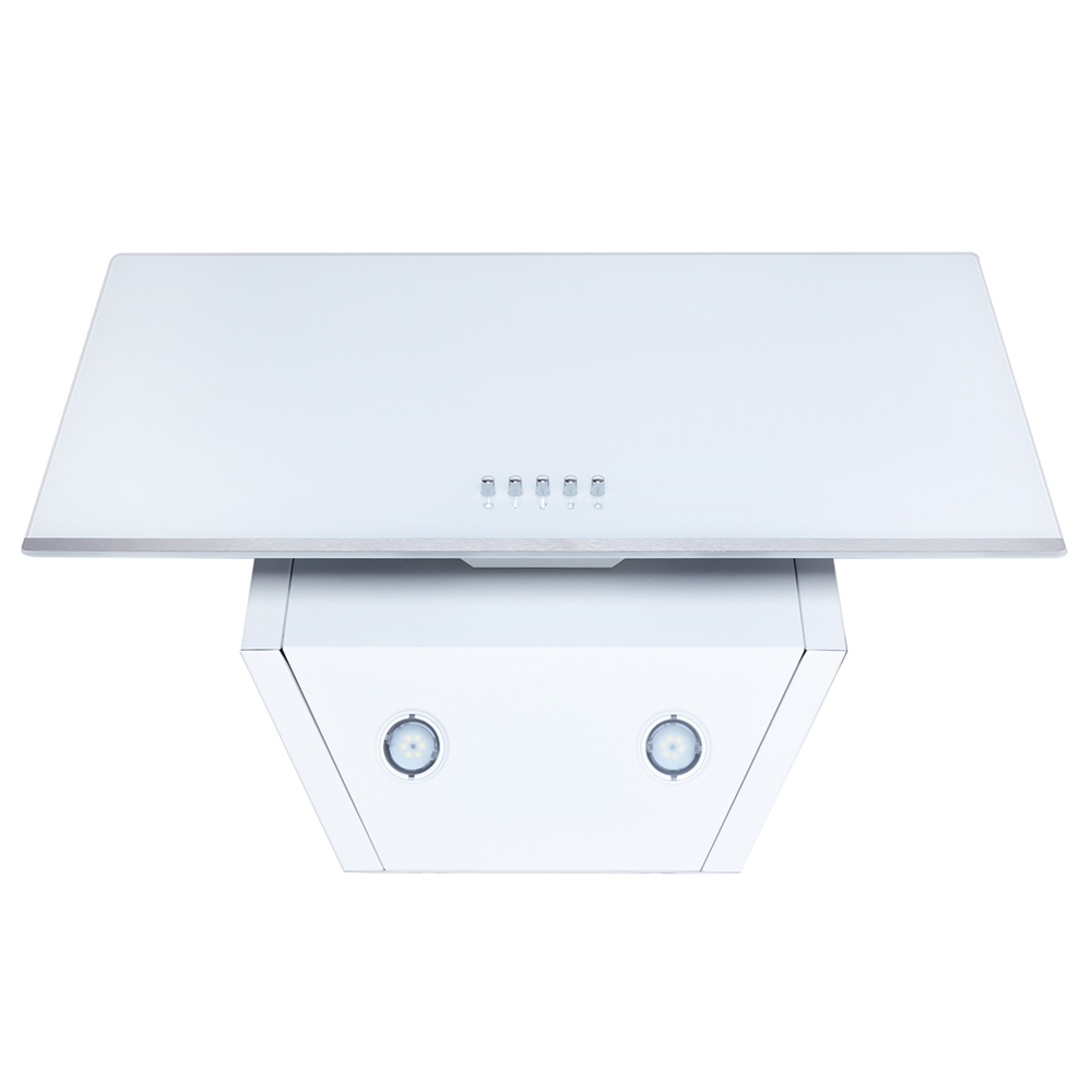 Вытяжка декоративная наклонная Minola HDN 5232 WH/INOX 700 LED - зображення 5