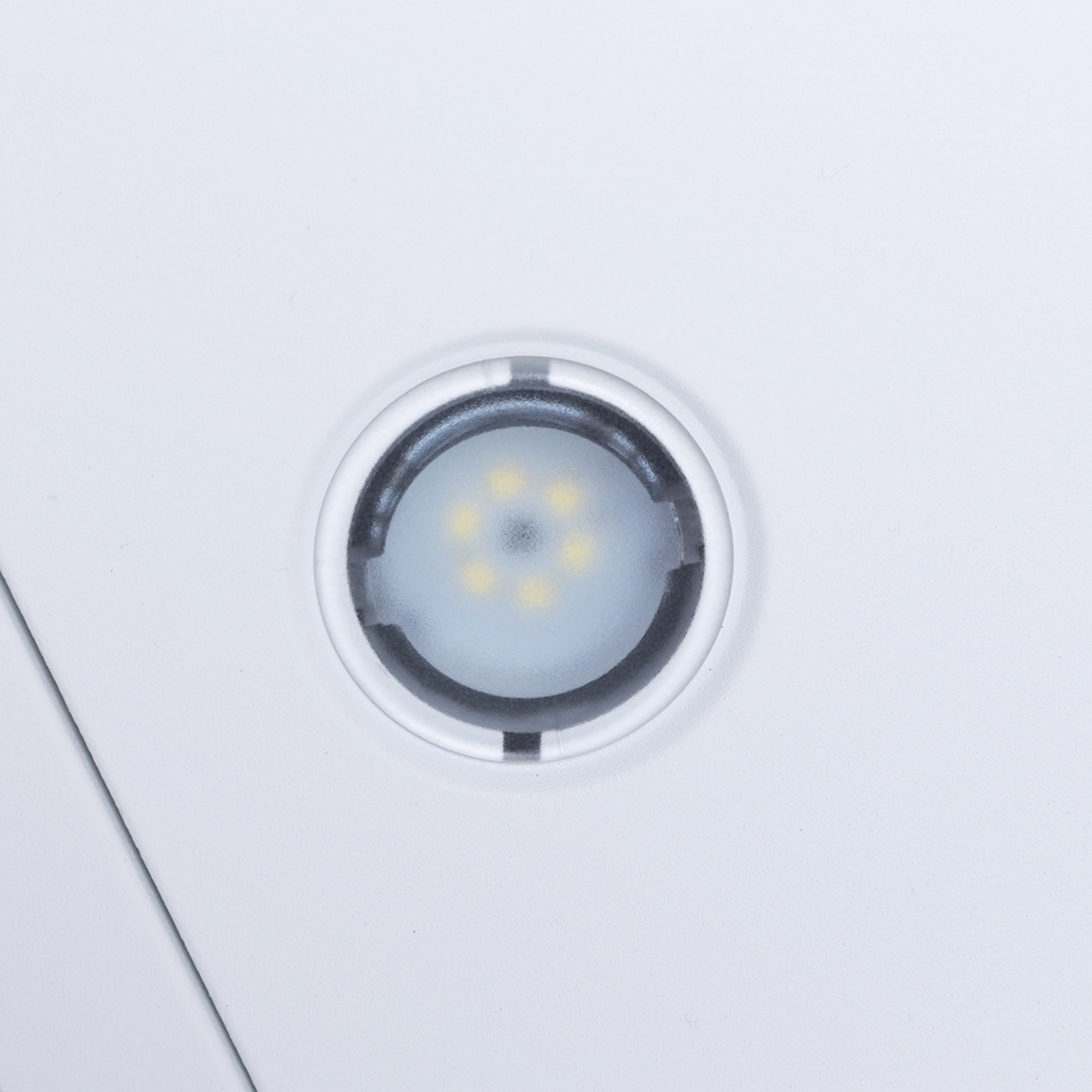 Вытяжка декоративная наклонная Minola HDN 5232 WH/INOX 700 LED - зображення 8